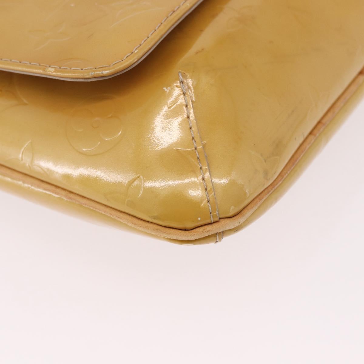 LOUIS VUITTON Monogram Vernis Thompson Street Beige M91301 LV Auth 191566