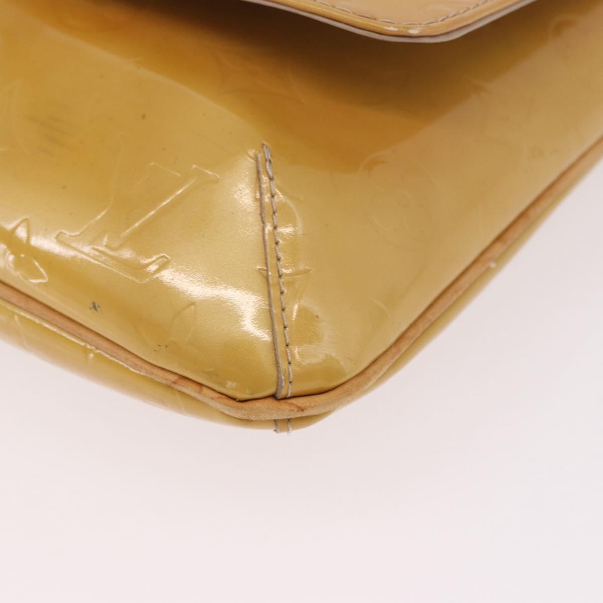LOUIS VUITTON Monogram Vernis Thompson Street Beige M91301 LV Auth 191566