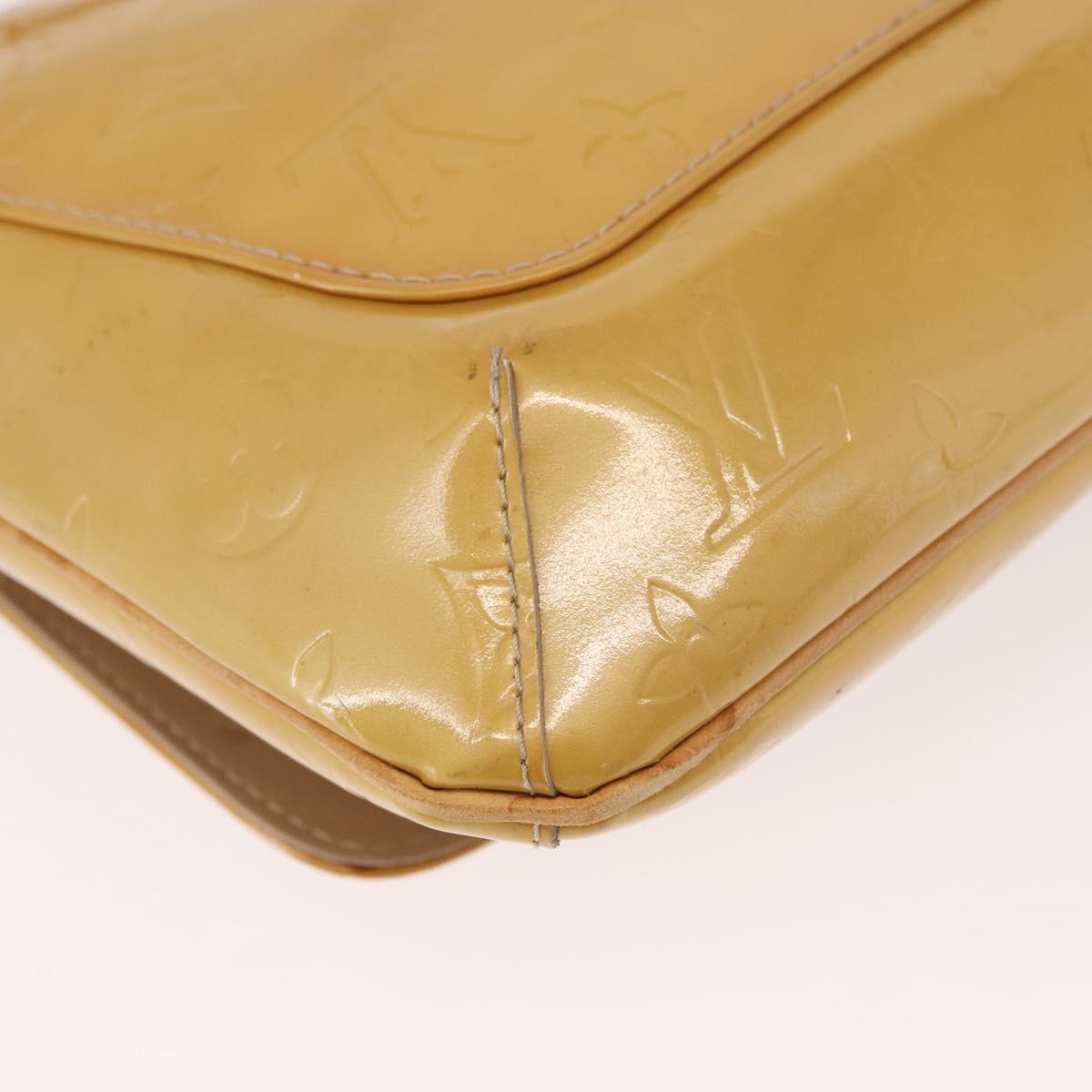 LOUIS VUITTON Monogram Vernis Thompson Street Beige M91301 LV Auth 191566