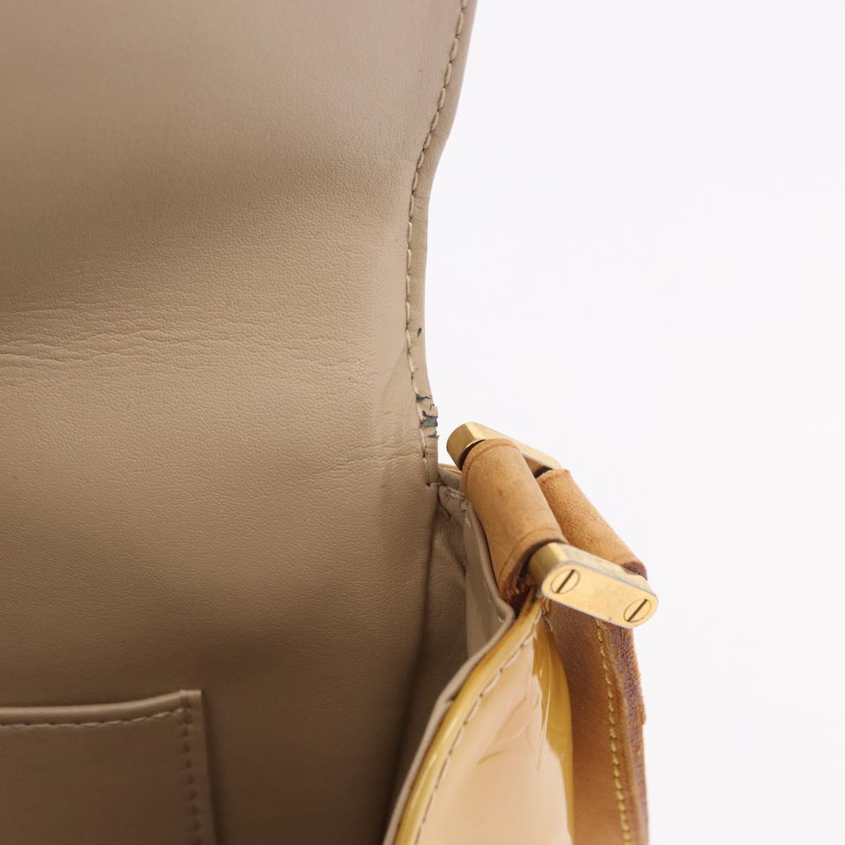 LOUIS VUITTON Monogram Vernis Thompson Street Beige M91301 LV Auth 191566