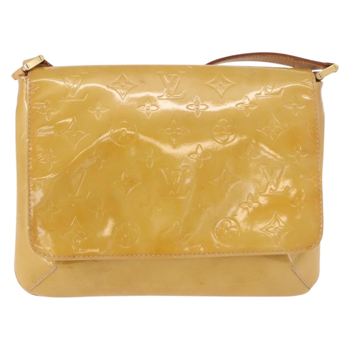 LOUIS VUITTON Monogram Vernis Thompson Street Beige M91301 LV Auth 191566