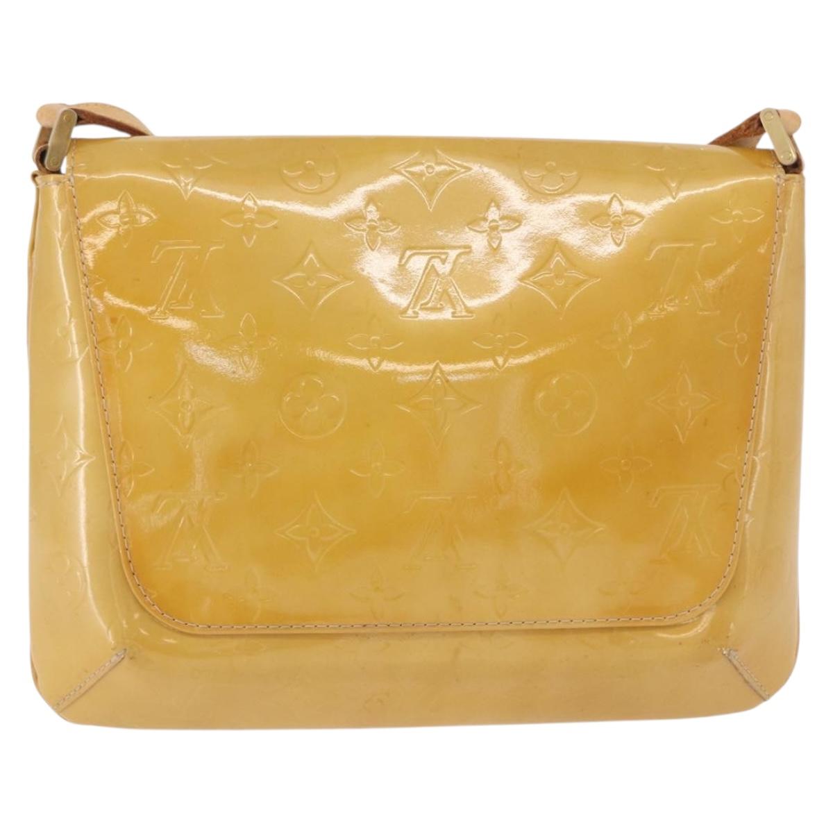 LOUIS VUITTON Monogram Vernis Thompson Street Beige M91301 LV Auth 191566