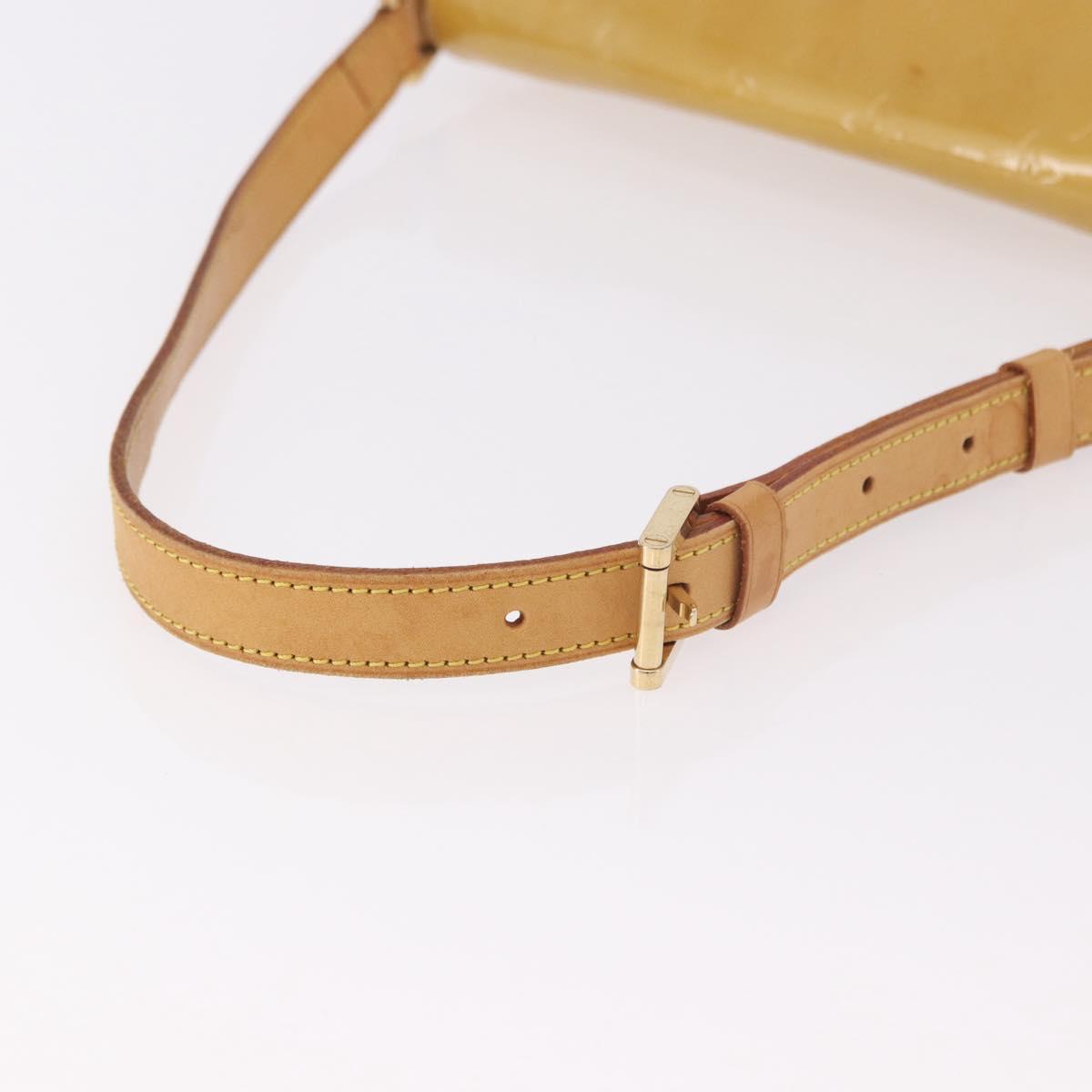 LOUIS VUITTON Monogram Vernis Thompson Street Beige M91301 LV Auth 191566