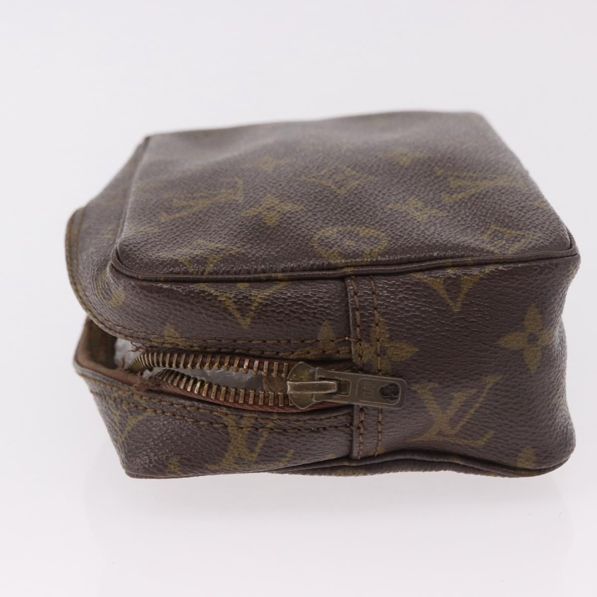 LOUIS VUITTON Monogram Trousse Toilette 18 Pouch M47526 LV Auth 191567