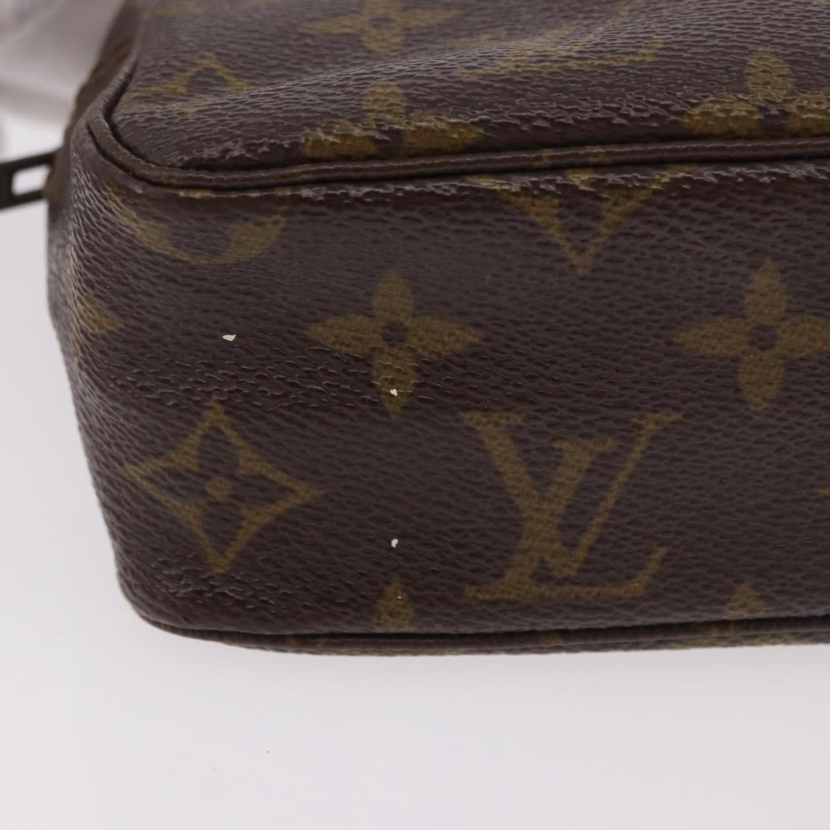 LOUIS VUITTON Monogram Trousse Toilette 18 Pouch M47526 LV Auth 191567