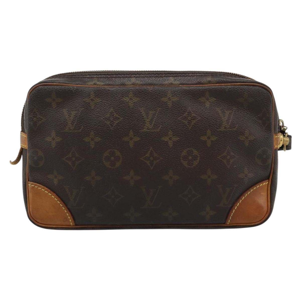 LOUIS VUITTON Monogram Marly Dragonne GM Clutch Bag M51825 LV Auth 191571