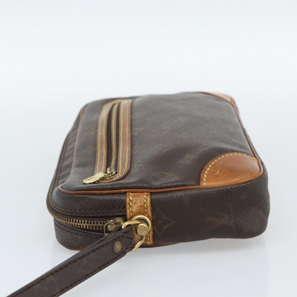 LOUIS VUITTON Monogram Marly Dragonne GM Clutch Bag M51825 LV Auth 191571