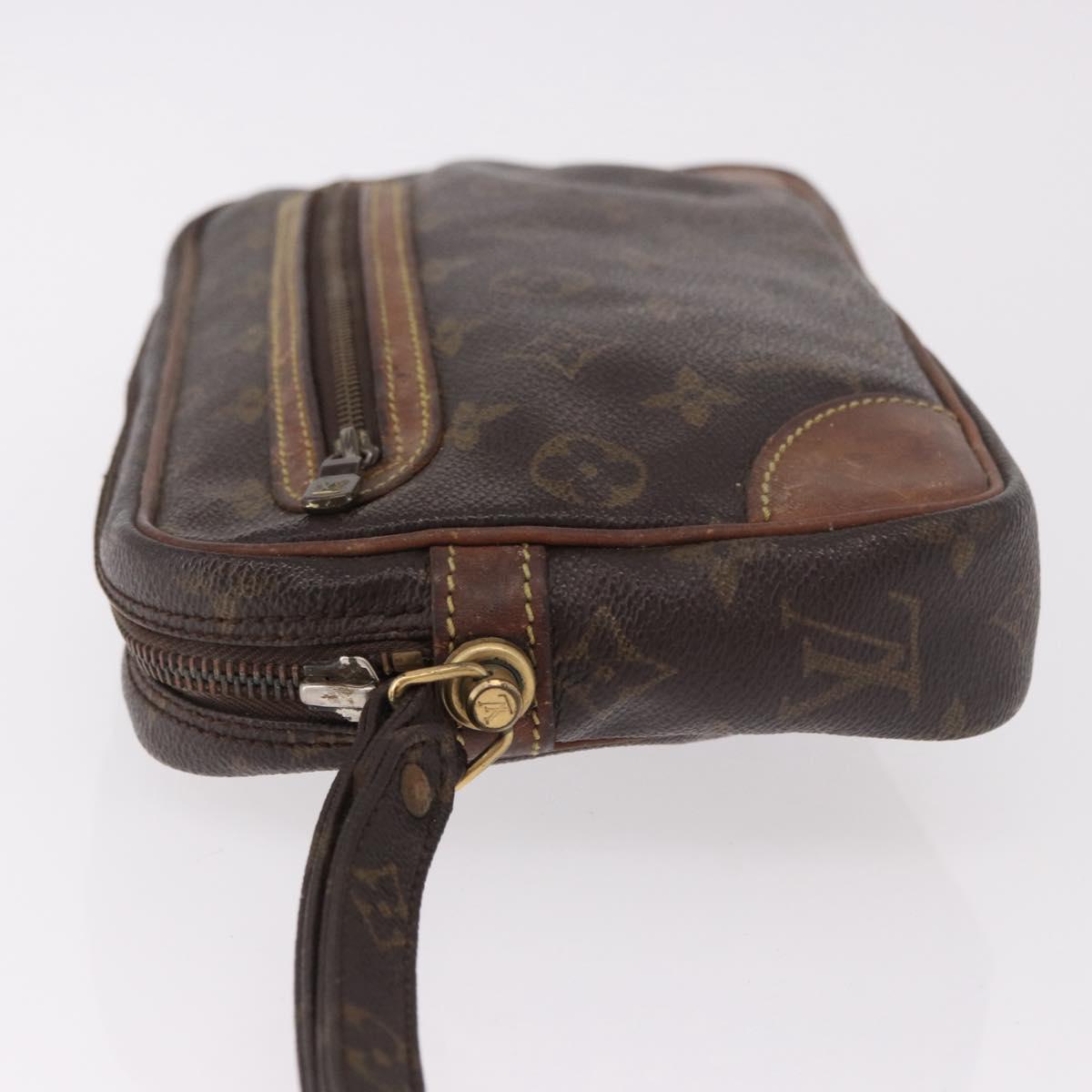 LOUIS VUITTON Monogram Marly Dragonne GM Clutch Bag M51825 LV Auth 191573