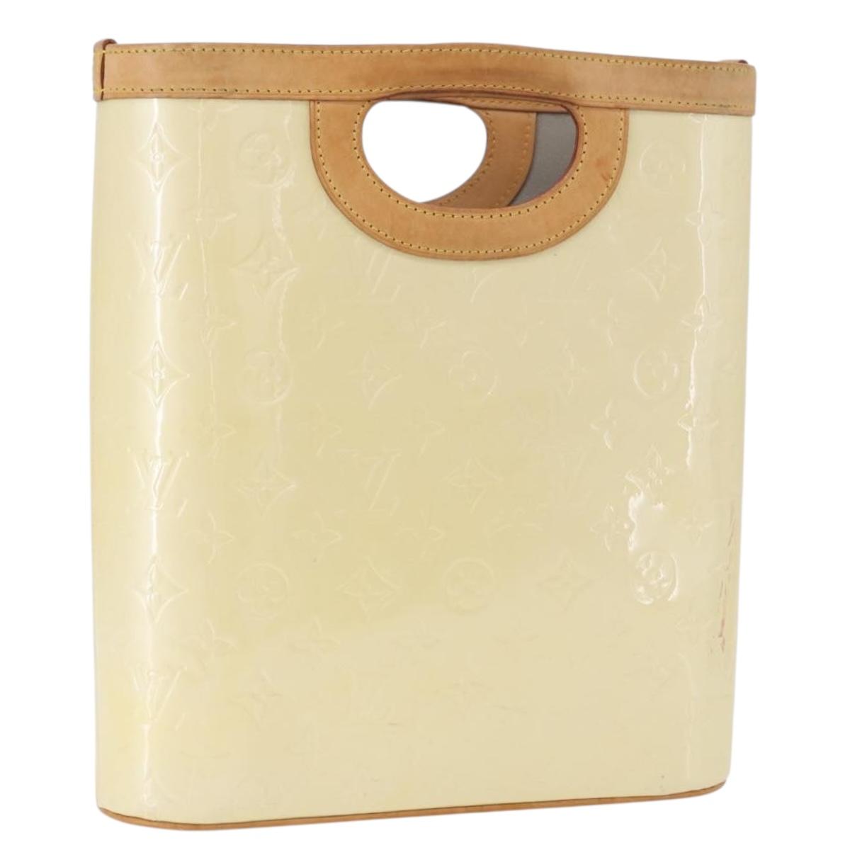 LOUIS VUITTON Monogram Vernis Stillwood Vertical Perle M91366 LV Auth 191575