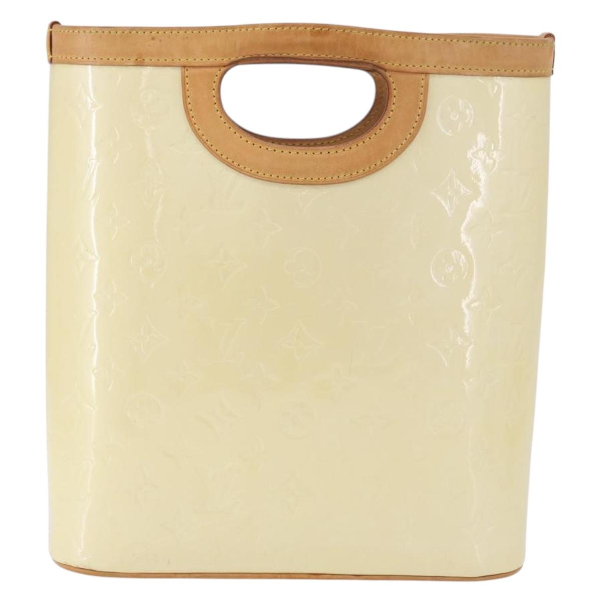LOUIS VUITTON Monogram Vernis Stillwood Vertical Perle M91366 LV Auth 191575