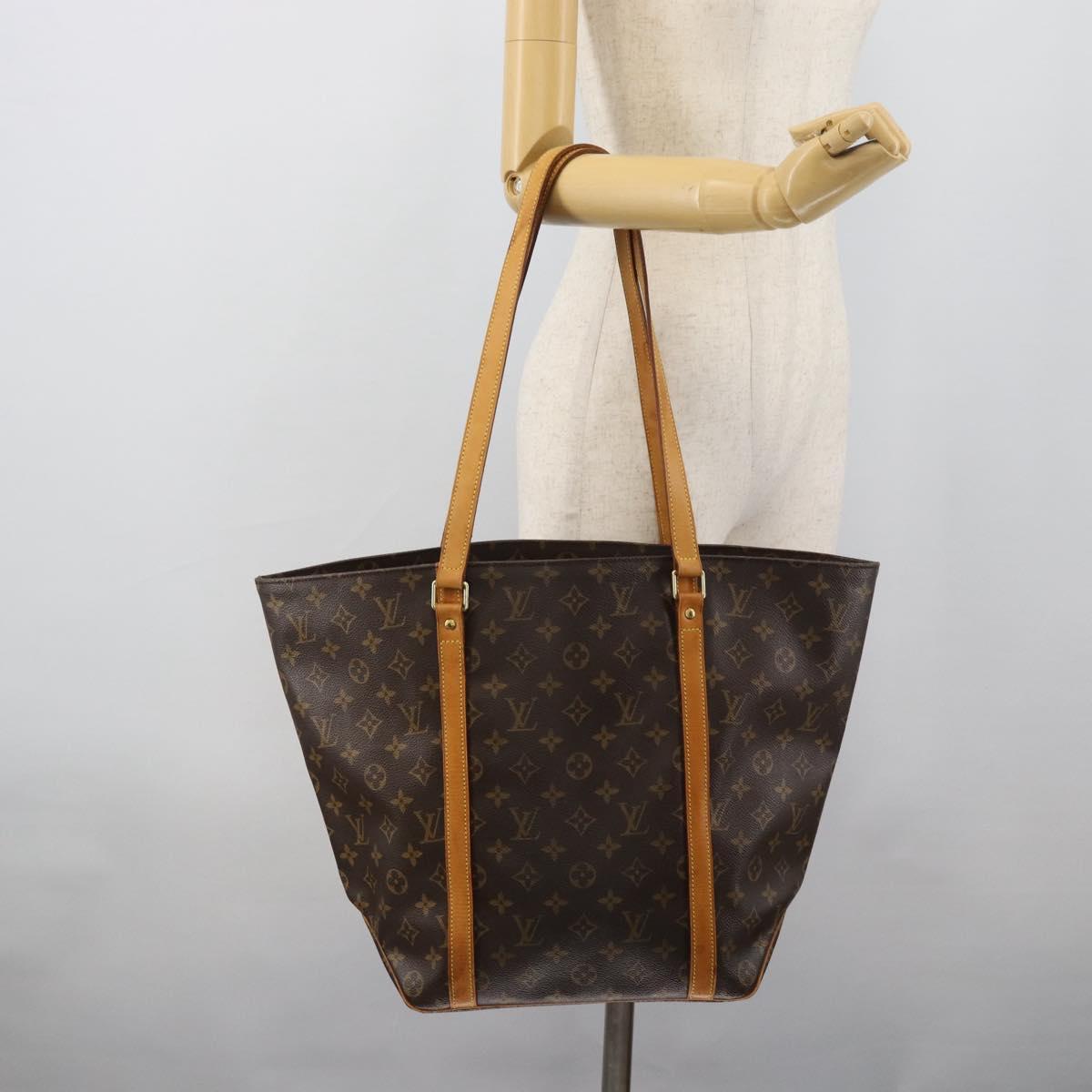 LOUIS VUITTON Monogram Sac Shopping Tote Bag M51108 LV Auth 191584A