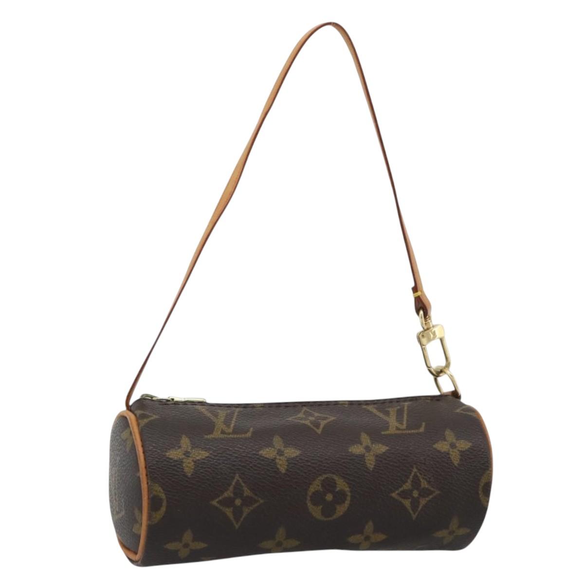 LOUIS VUITTON Monogram Papillon Pouch LV Auth 191585