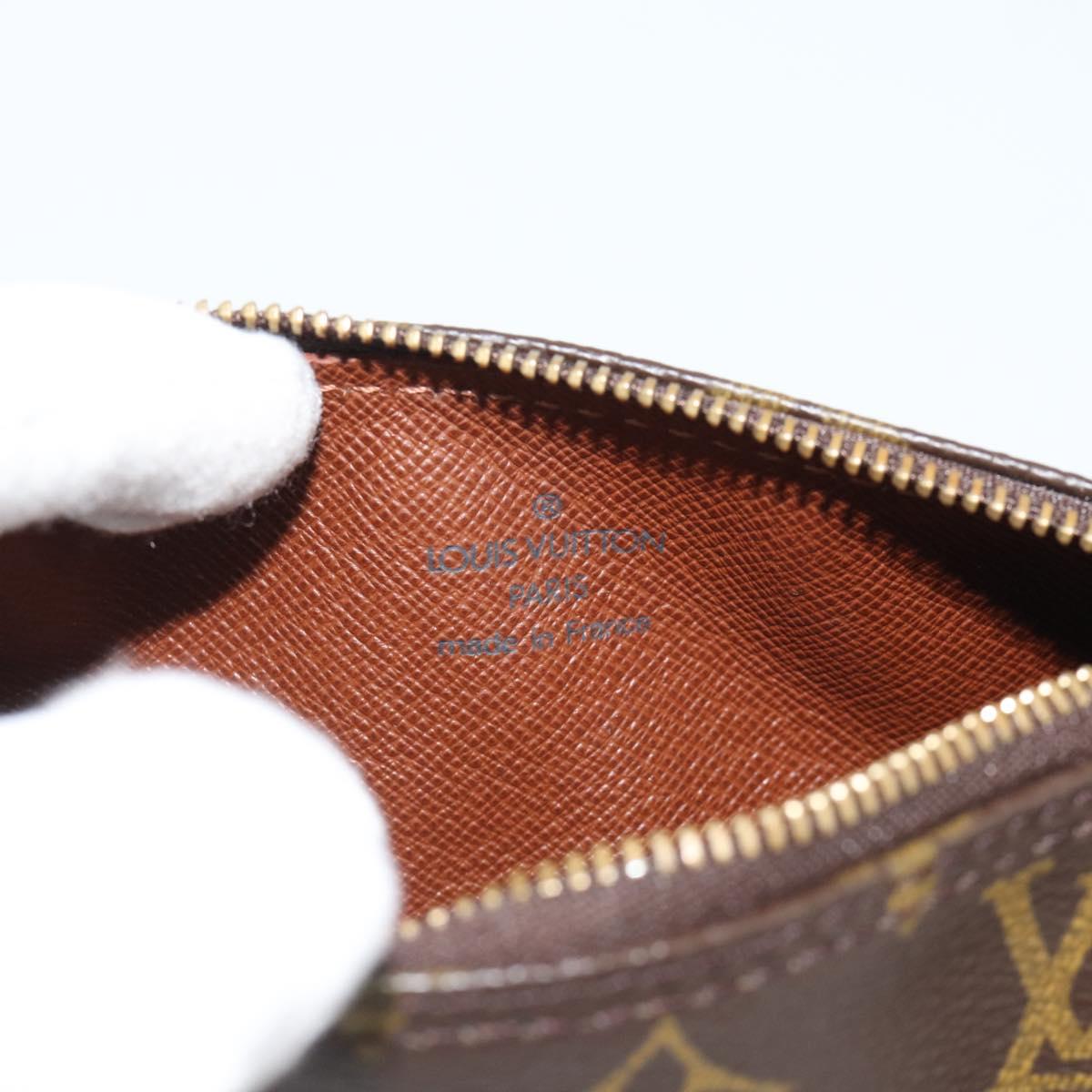 LOUIS VUITTON Monogram Papillon Pouch LV Auth 191585