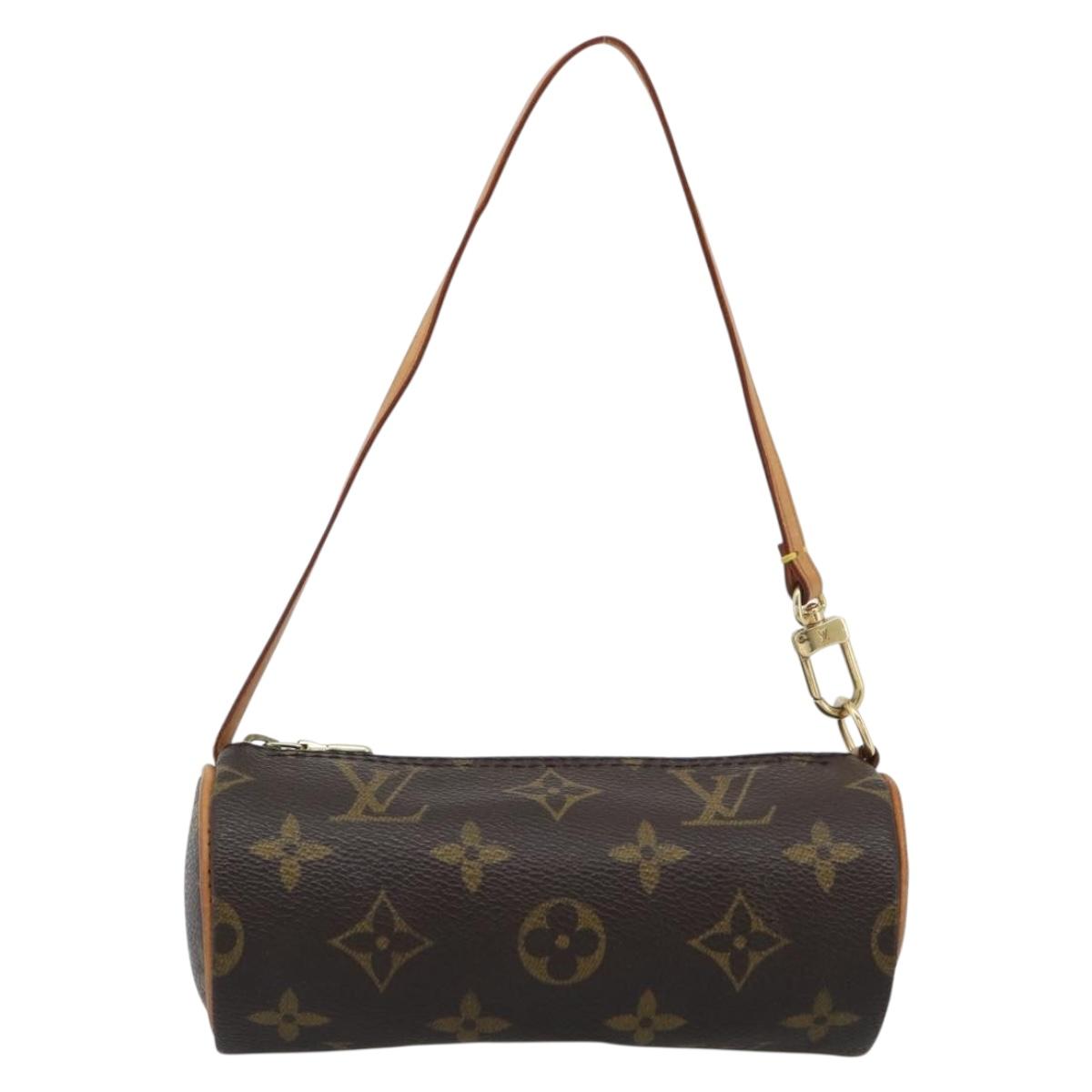 LOUIS VUITTON Monogram Papillon Pouch LV Auth 191585