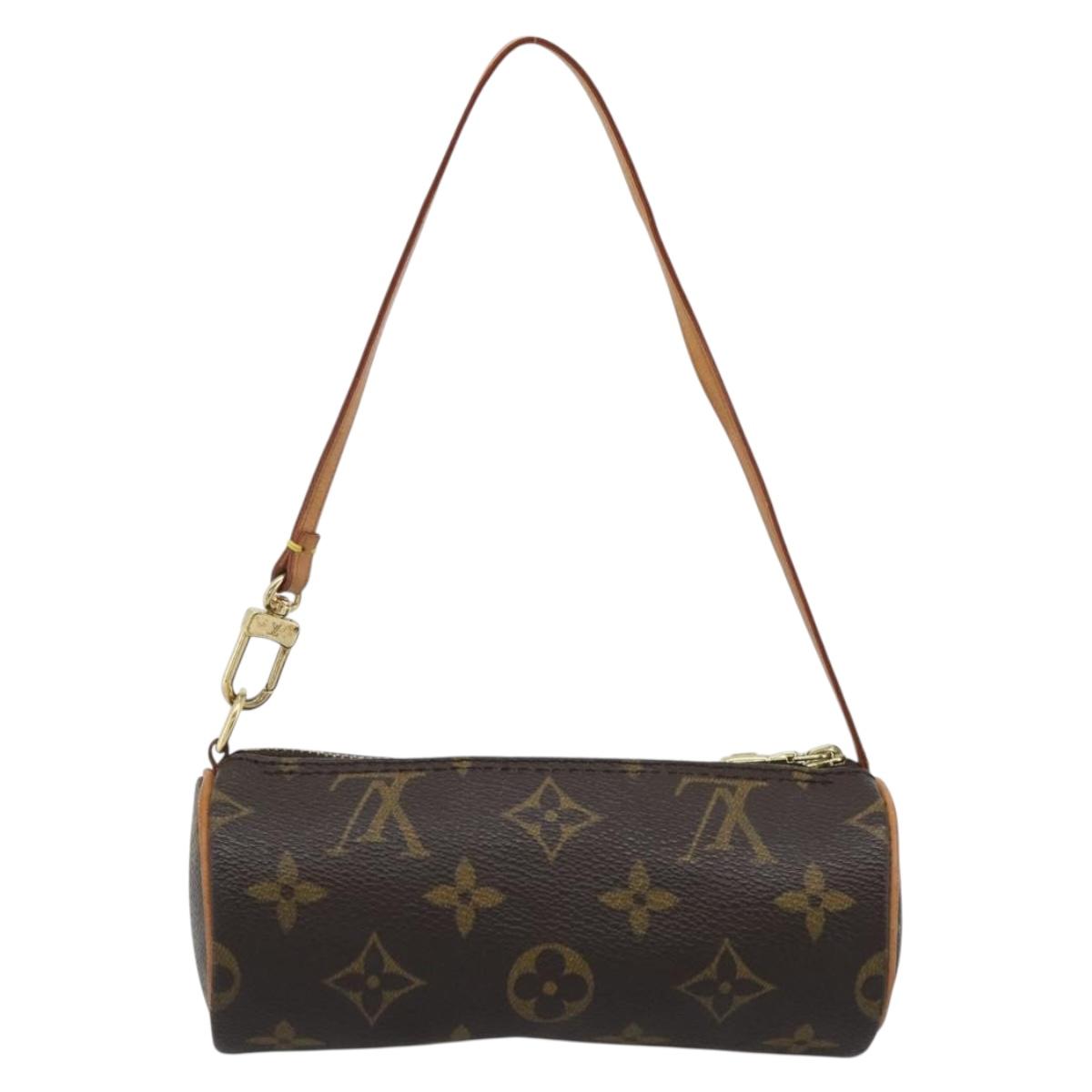LOUIS VUITTON Monogram Papillon Pouch LV Auth 191585