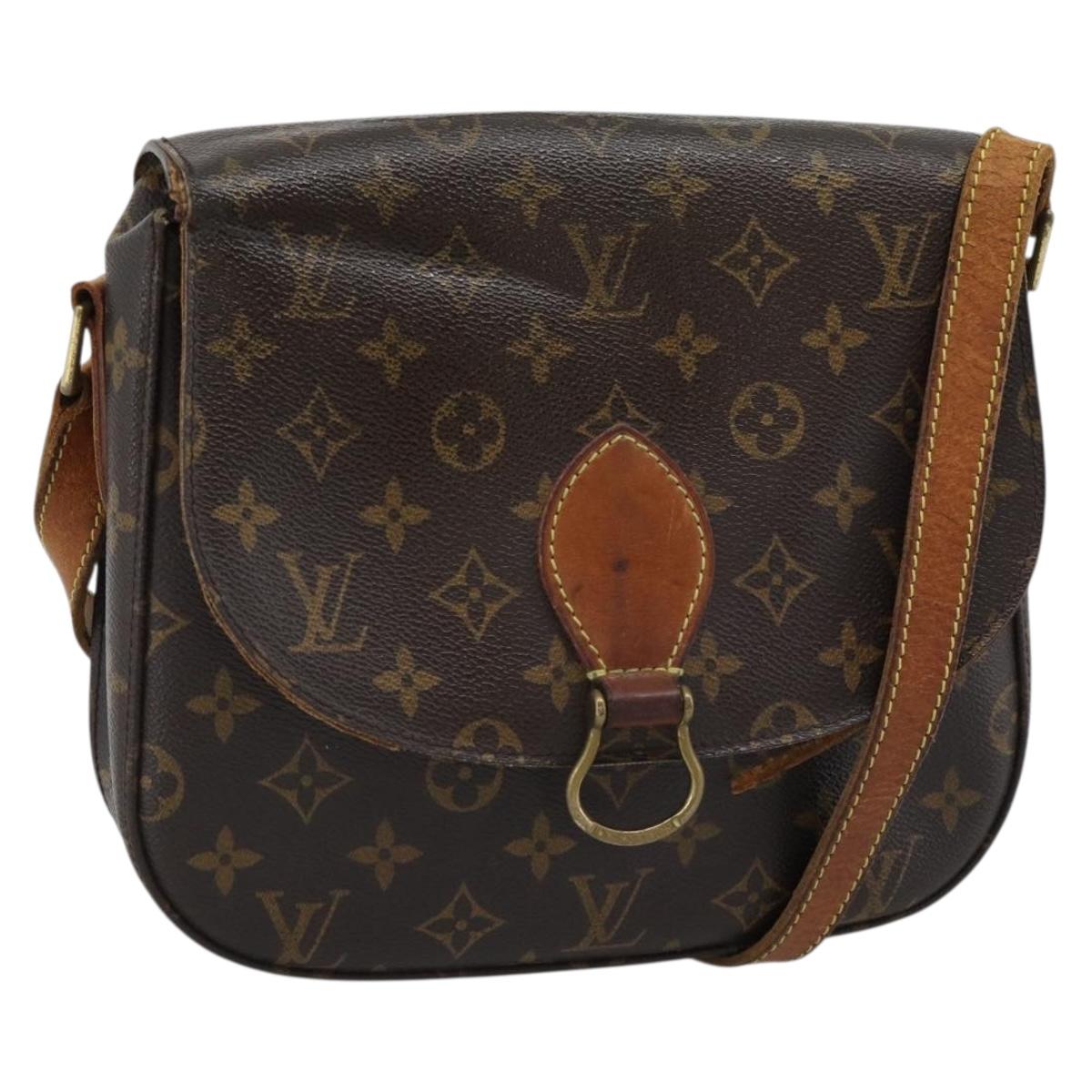 LOUIS VUITTON Monogram Saint Cloud GM Shoulder Bag M51242 LV Auth 191586