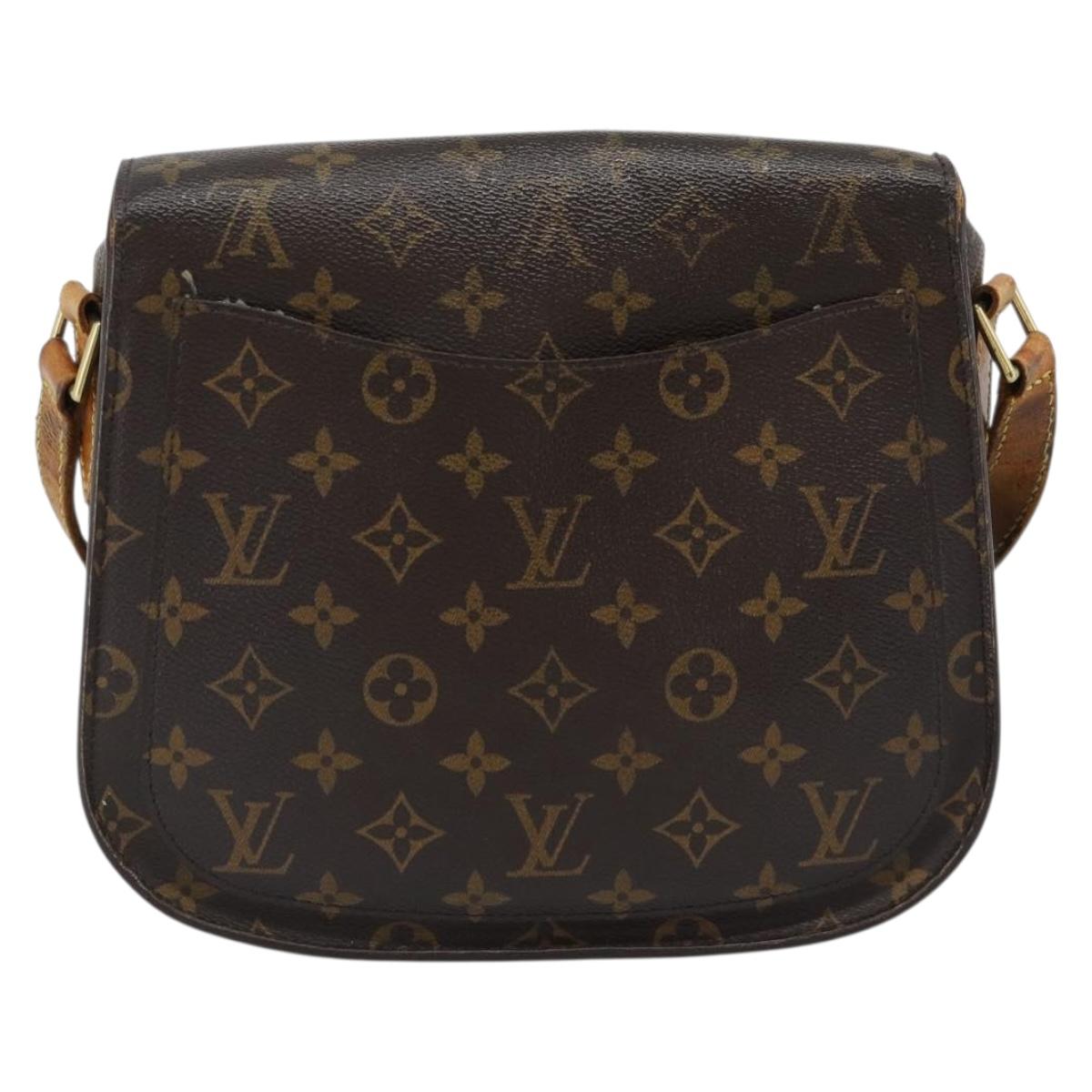 LOUIS VUITTON Monogram Saint Cloud GM Shoulder Bag M51242 LV Auth 191586