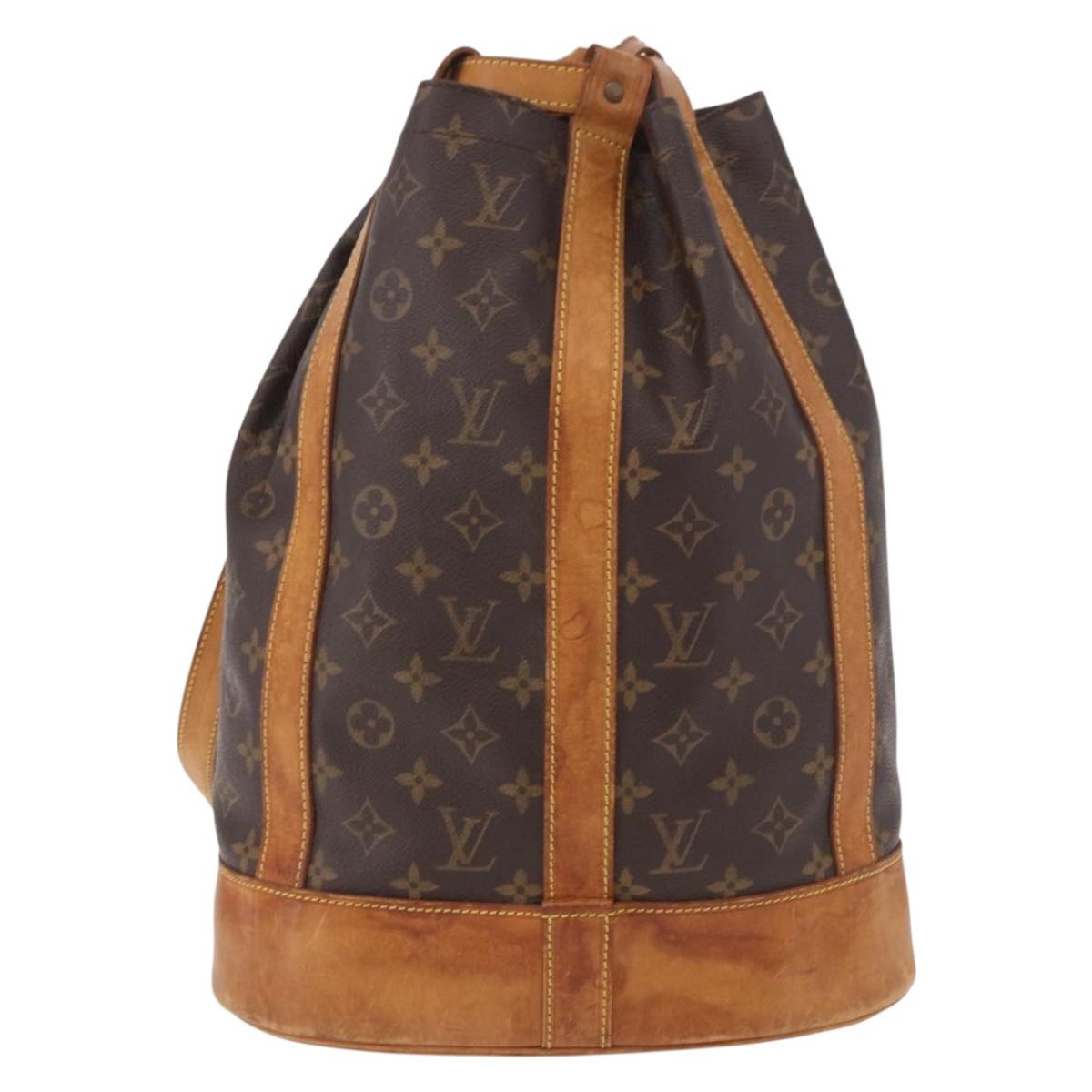 LOUIS VUITTON Monogram Randonnee PM Shoulder Bag M42243 LV Auth 191588