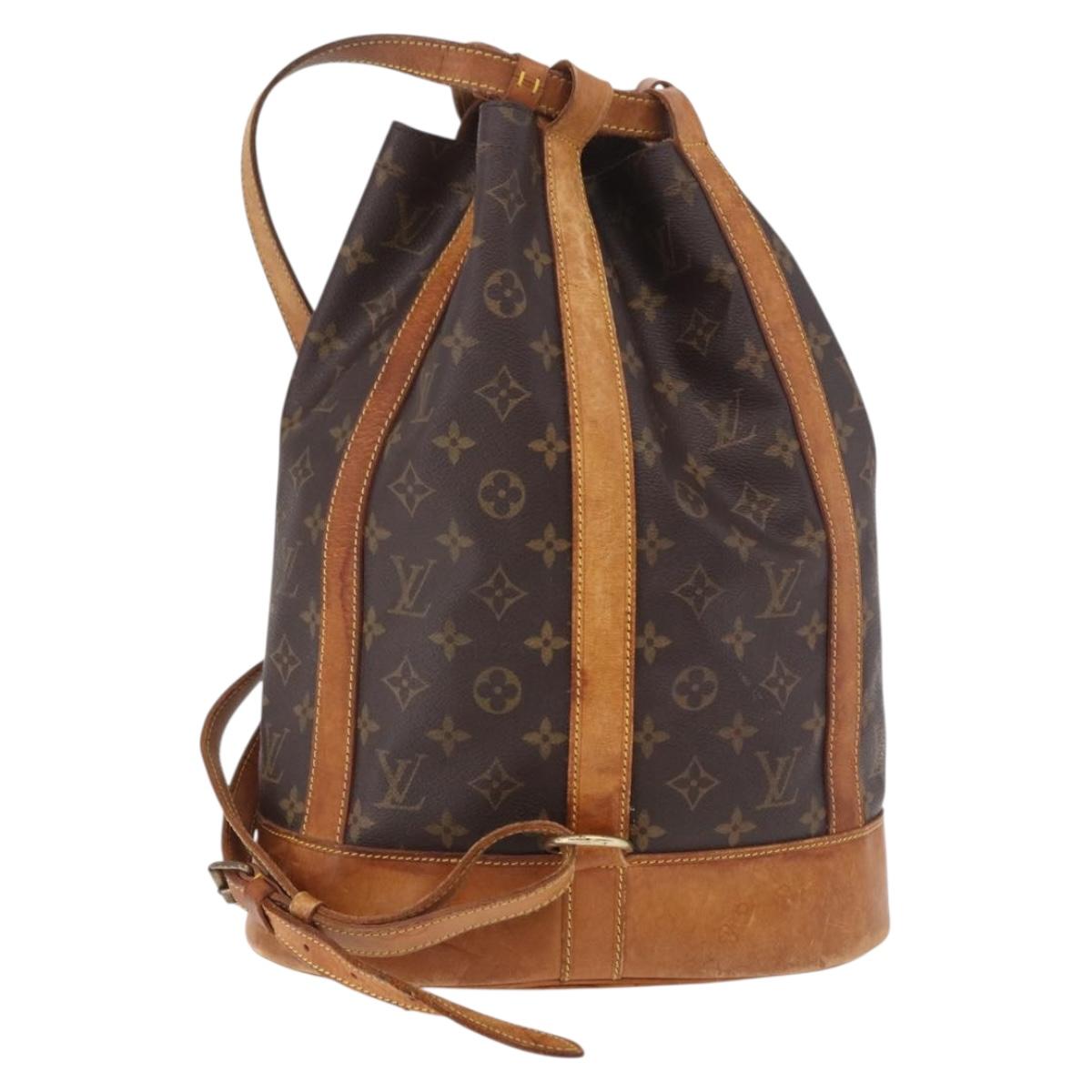 LOUIS VUITTON Monogram Randonnee PM Shoulder Bag M42243 LV Auth 191588