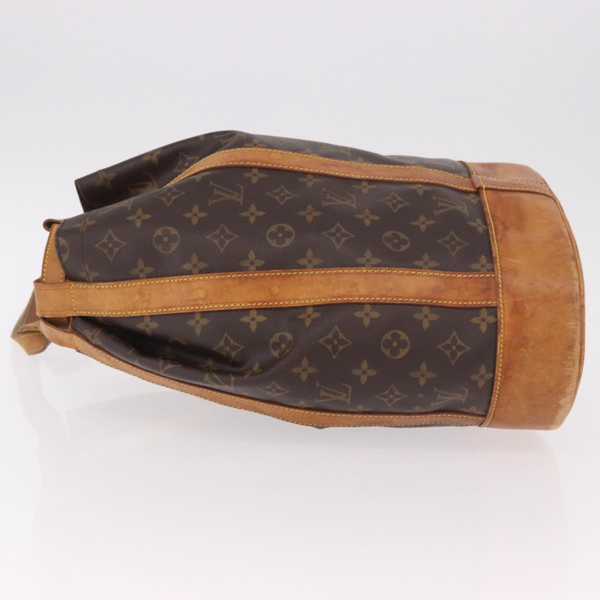 LOUIS VUITTON Monogram Randonnee PM Shoulder Bag M42243 LV Auth 191588