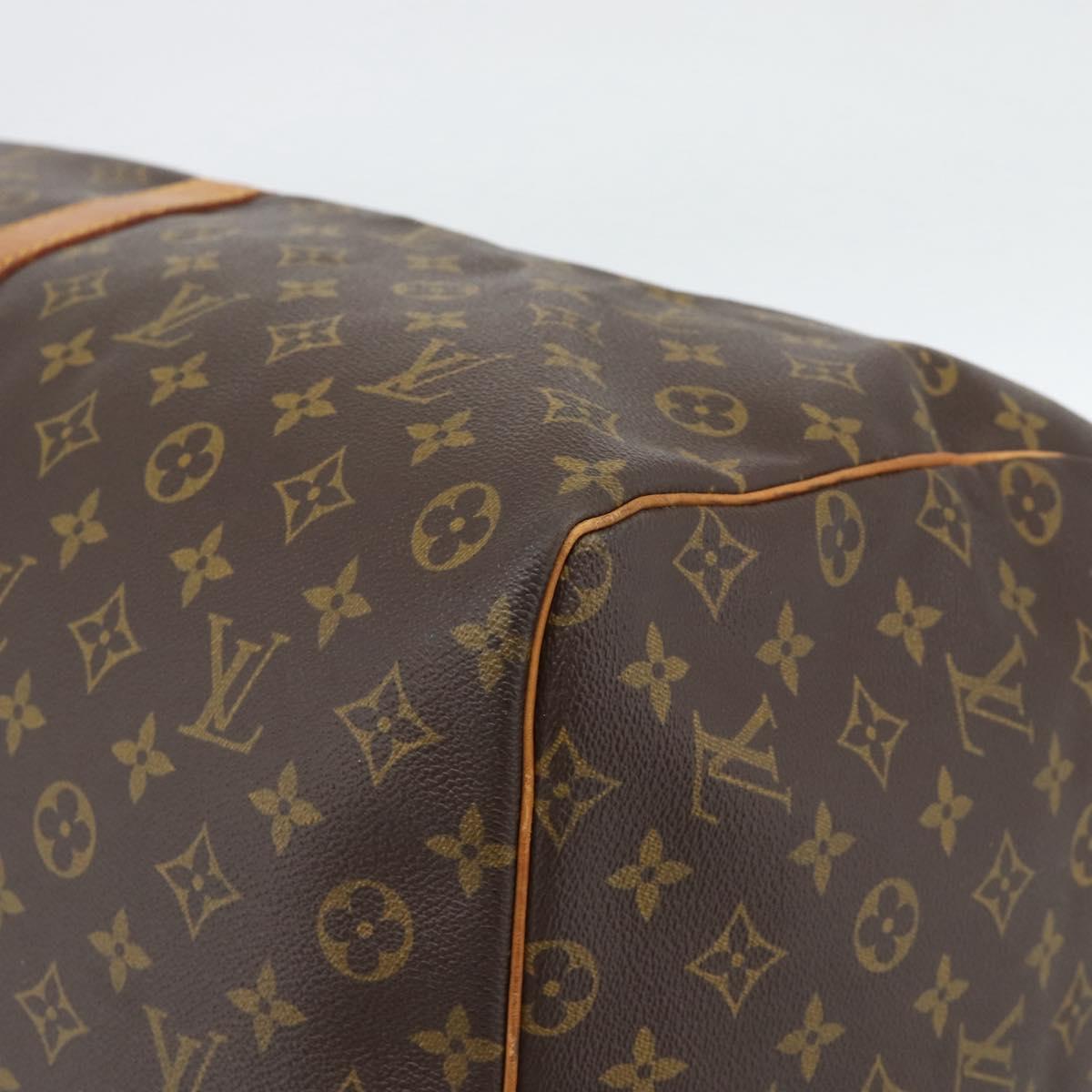 LOUIS VUITTON Monogram Keepall 60 Boston Bag M41422 LV Auth 191590