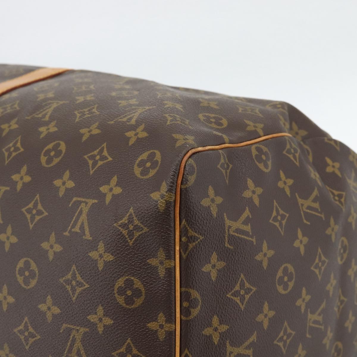 LOUIS VUITTON Monogram Keepall 60 Boston Bag M41422 LV Auth 191590