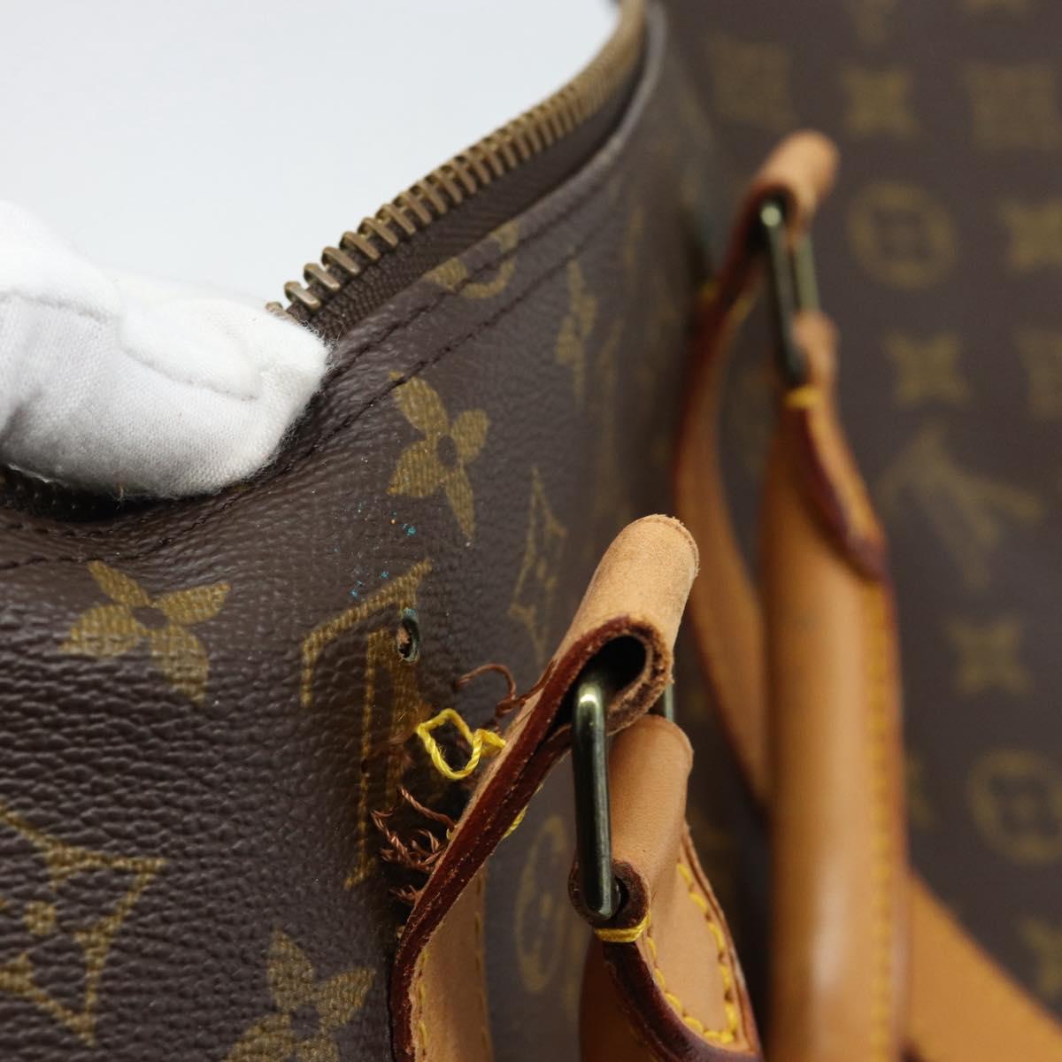 LOUIS VUITTON Monogram Keepall 60 Boston Bag M41422 LV Auth 191590