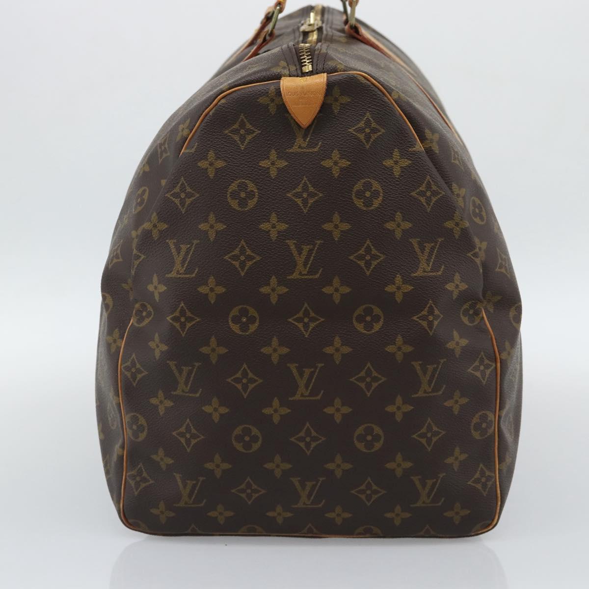 LOUIS VUITTON Monogram Keepall 60 Boston Bag M41422 LV Auth 191590