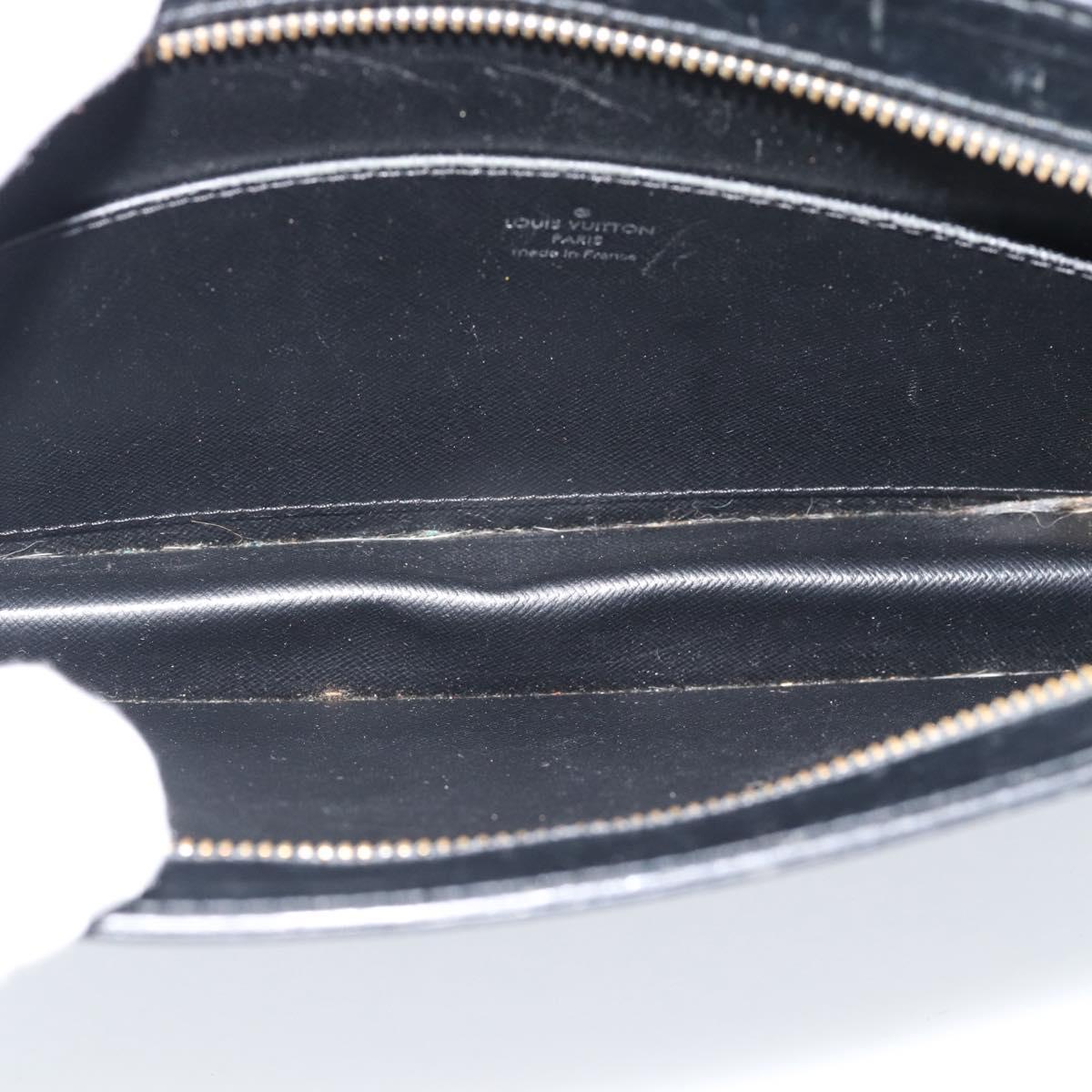 LOUIS VUITTON Epi Pochette Homme Clutch Bag Black M52522 LV Auth 191593