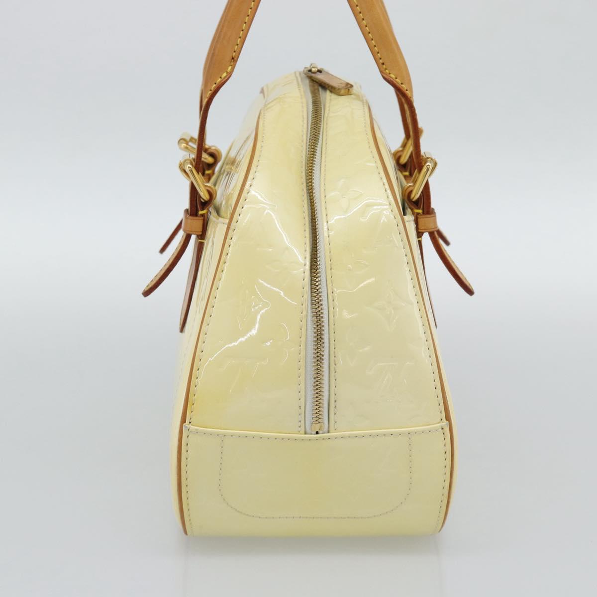 LOUIS VUITTON Monogram Vernis Summit Drive Hand Bag Perle M93514 LV Auth 191594A