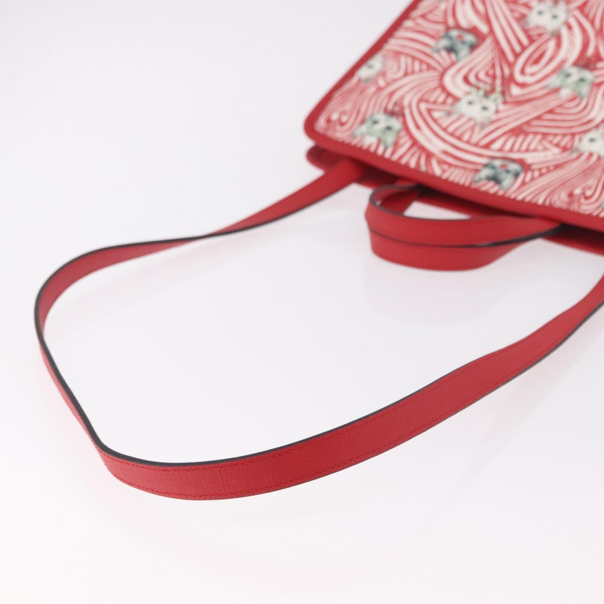 GUCCI Yuko Higuchi Hand Bag PVC 2way Red 630542 Auth 191602SM