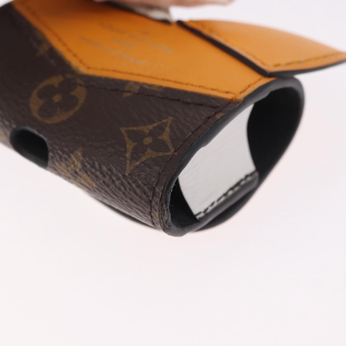 LOUIS VUITTON Monogram Etui Earphone Cat Airpods Pro Case GI0862 Auth 191604