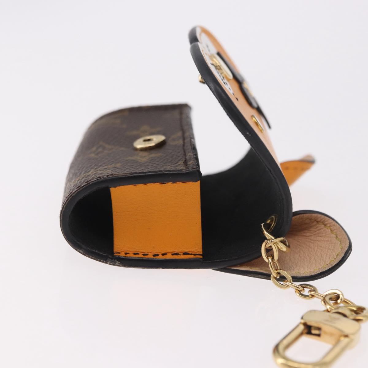LOUIS VUITTON Monogram Etui Earphone Cat Airpods Pro Case GI0862 Auth 191604