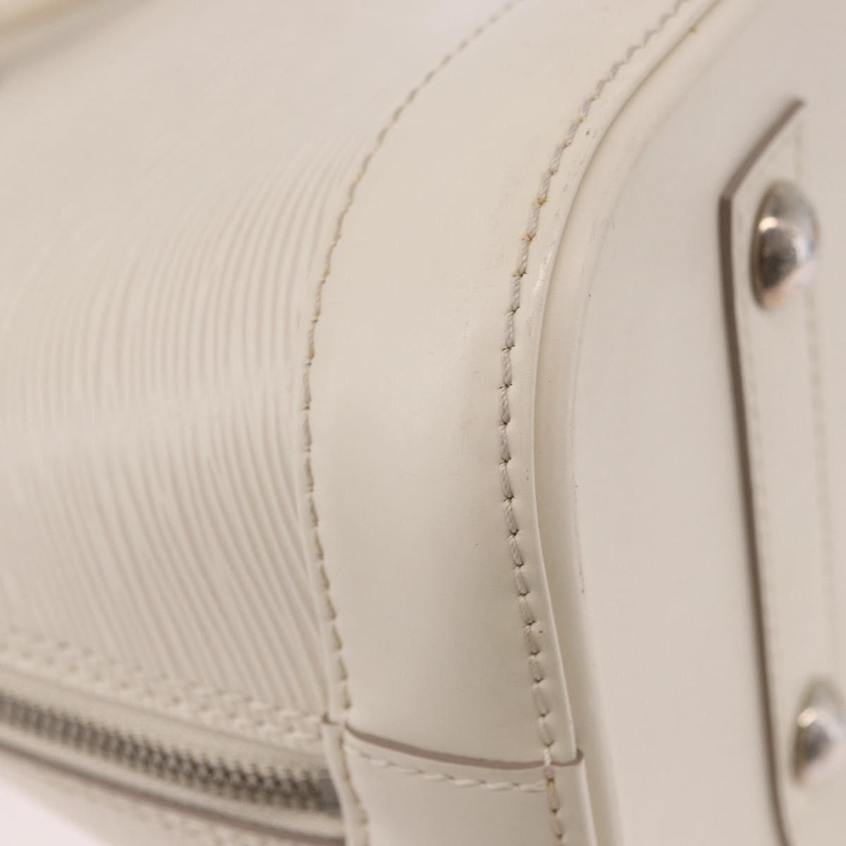 LOUIS VUITTON Epi Alma PM Hand Bag Yvoire White M4030J LV Auth 191616A