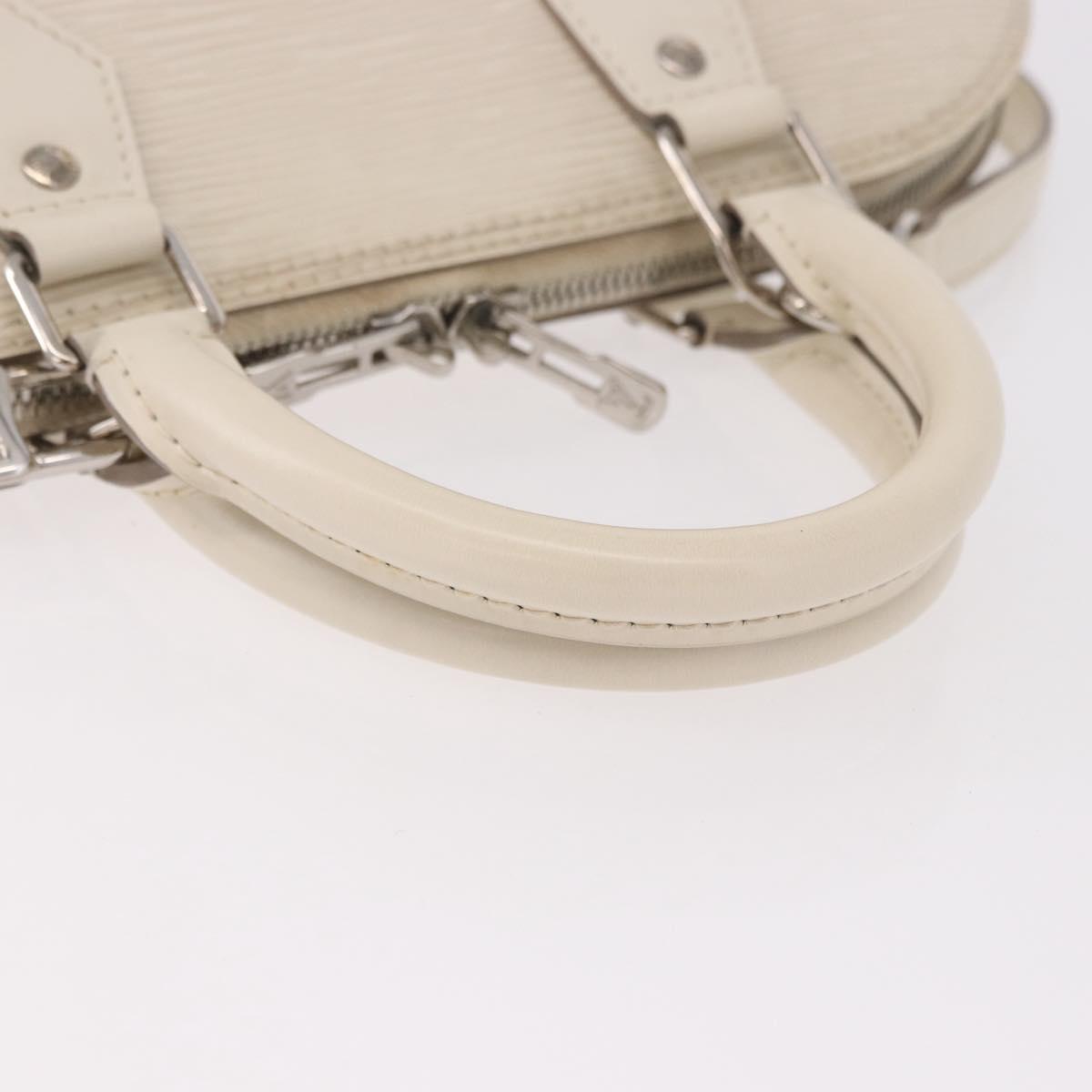 LOUIS VUITTON Epi Alma PM Hand Bag Yvoire White M4030J LV Auth 191616A