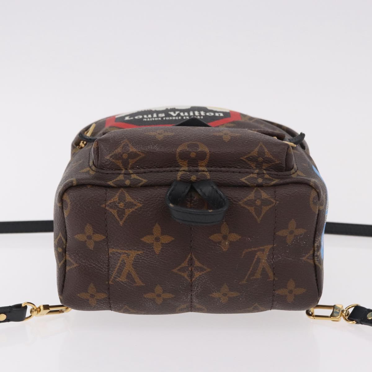 LOUIS VUITTON Monogram Palm Springs Mini Backpack M42971 LV Auth 191617A