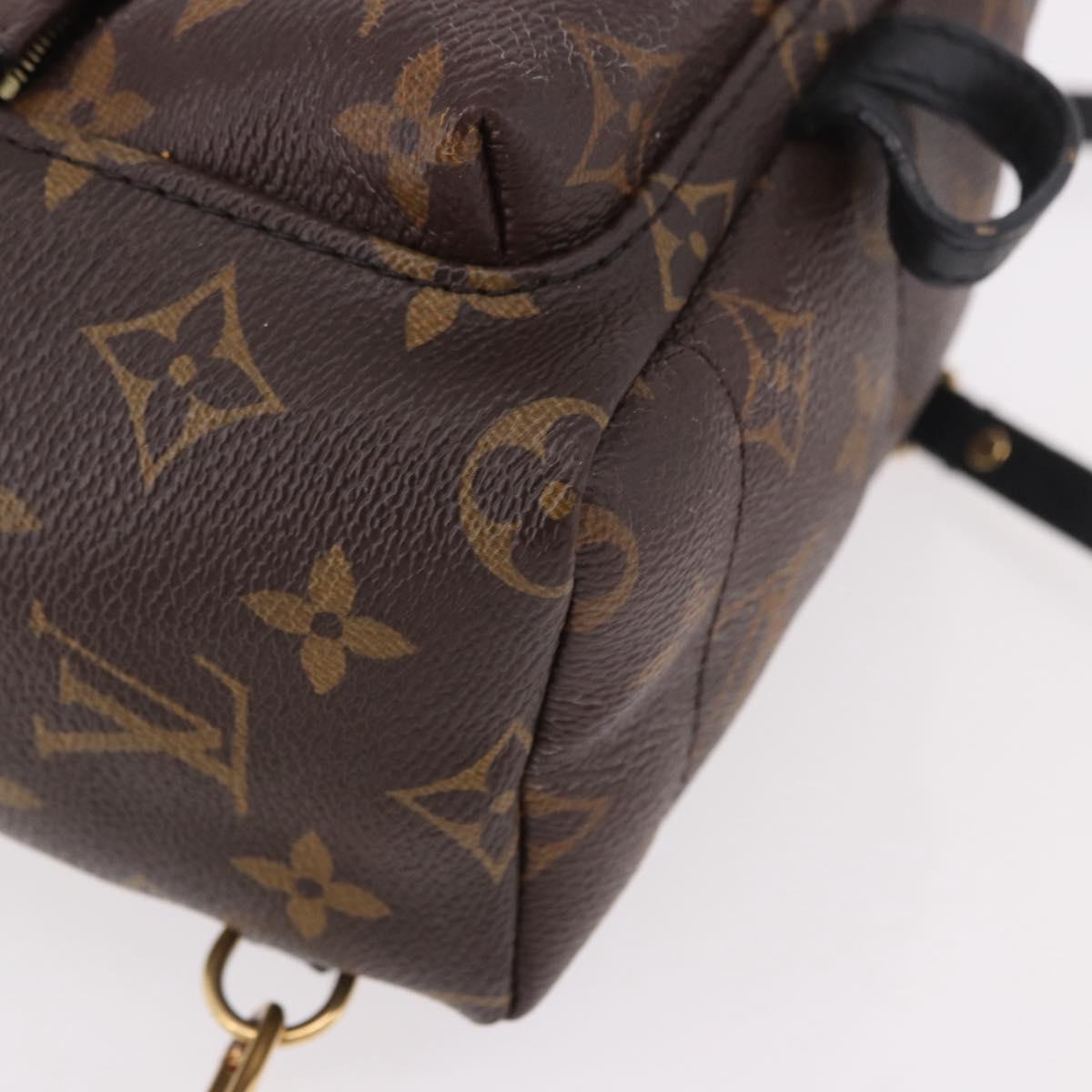 LOUIS VUITTON Monogram Palm Springs Mini Backpack M42971 LV Auth 191617A