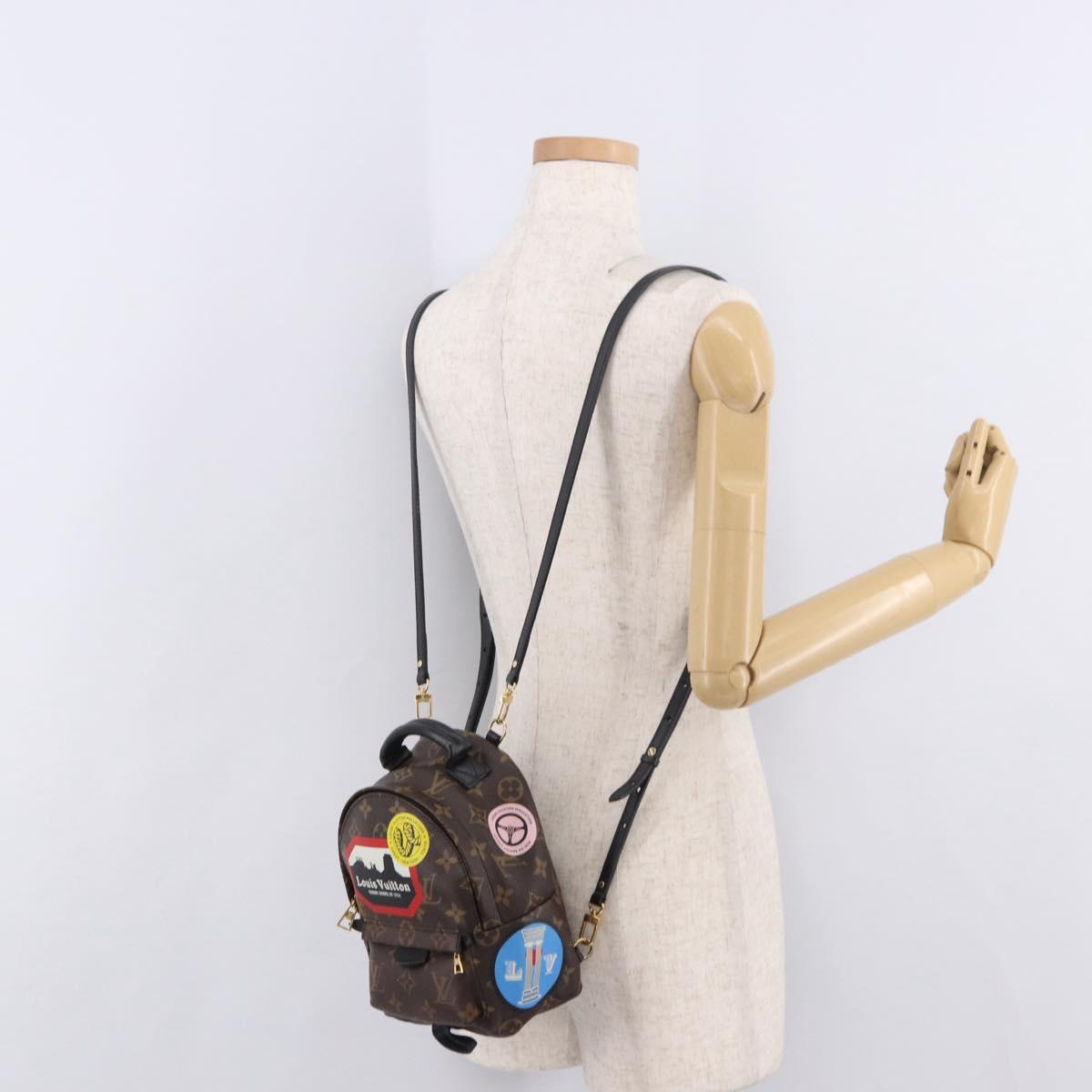 LOUIS VUITTON Monogram Palm Springs Mini Backpack M42971 LV Auth 191617A