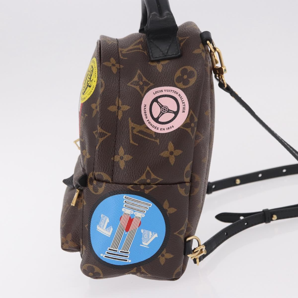 LOUIS VUITTON Monogram Palm Springs Mini Backpack M42971 LV Auth 191617A