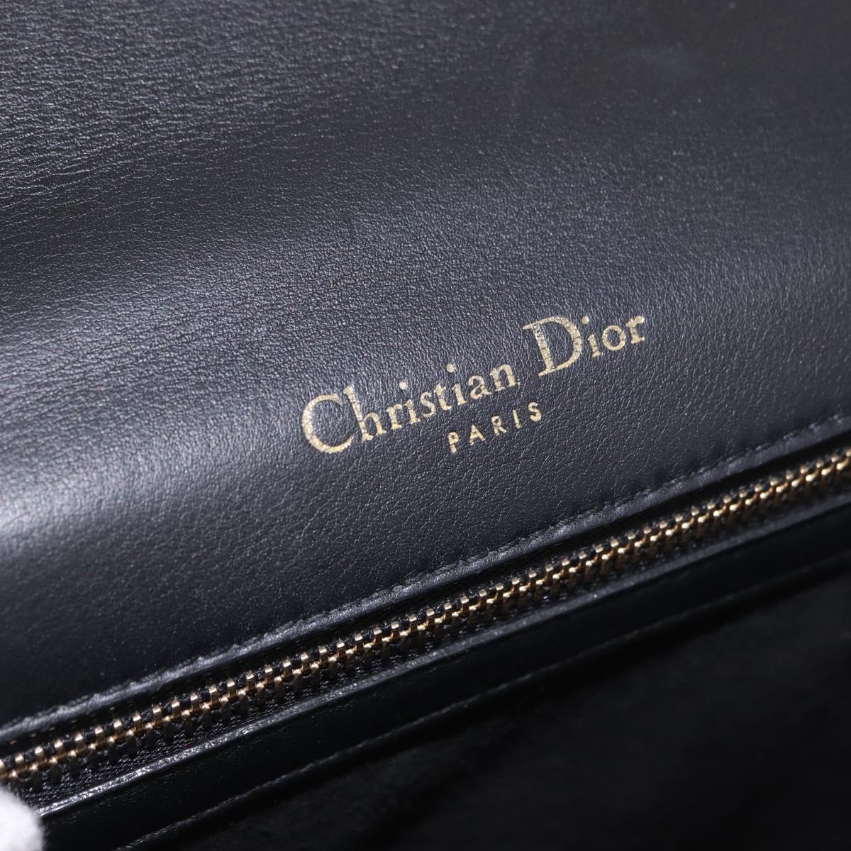 Christian Dior Chain Shoulder Bag Beads Multicolor Gold Auth 191618M