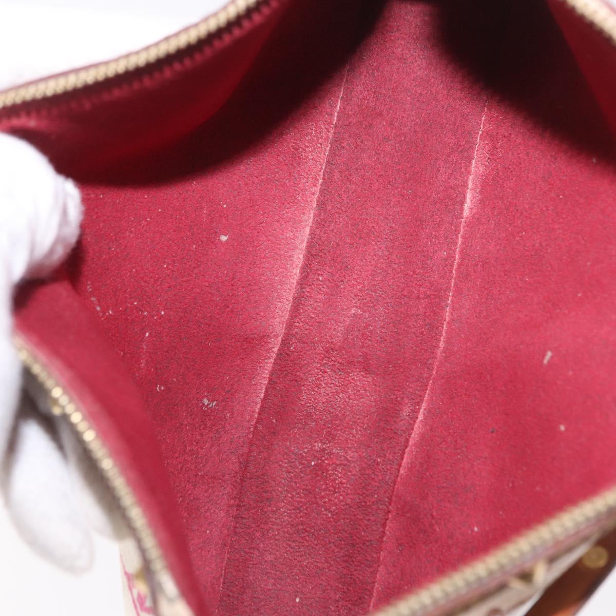 LOUIS VUITTON Monogram Multicolor Pochette Accessoires White M92649 Auth 191620