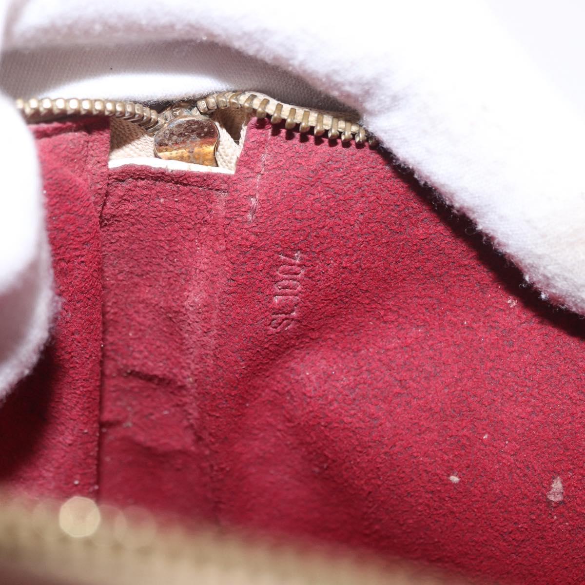 LOUIS VUITTON Monogram Multicolor Pochette Accessoires White M92649 Auth 191620
