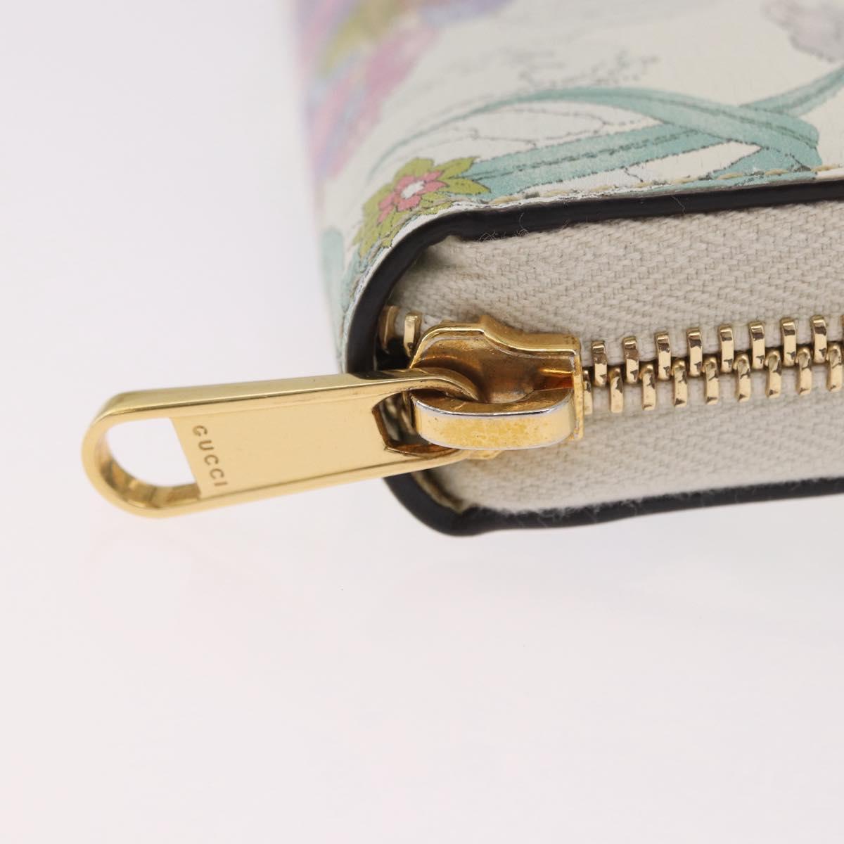 GUCCI Horsebit Long Wallet Leather Multicolor Gold 621889 Auth 191626M