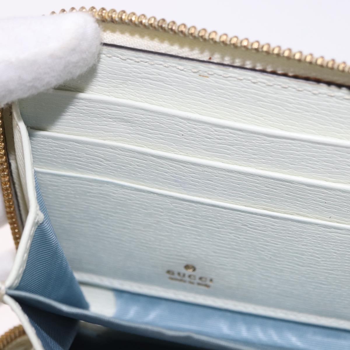 GUCCI Horsebit Long Wallet Leather Multicolor Gold 621889 Auth 191626M