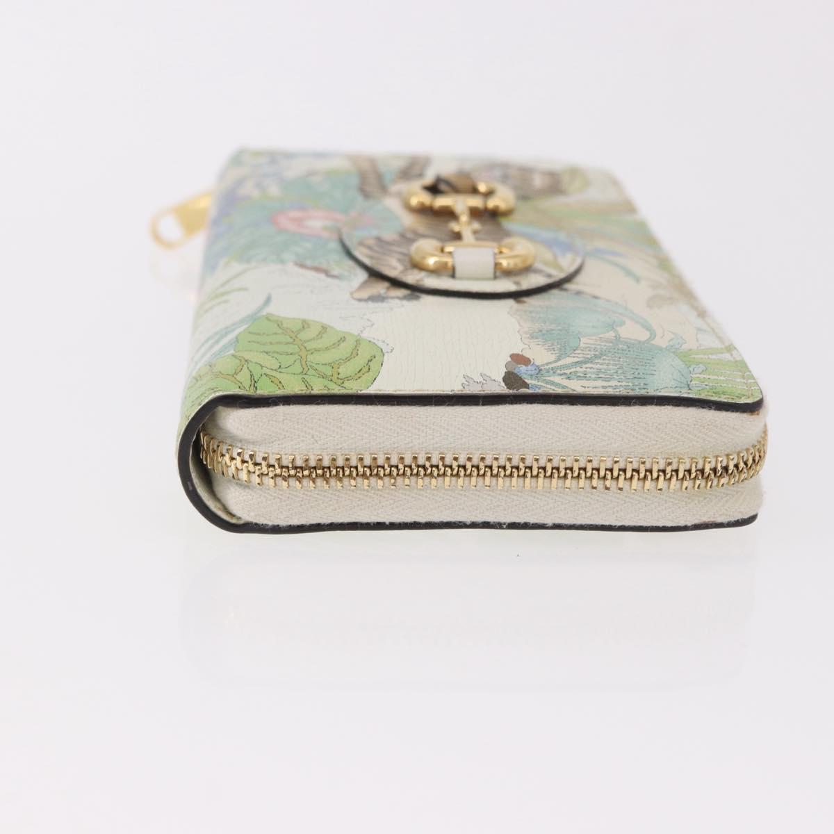 GUCCI Horsebit Long Wallet Leather Multicolor Gold 621889 Auth 191626M