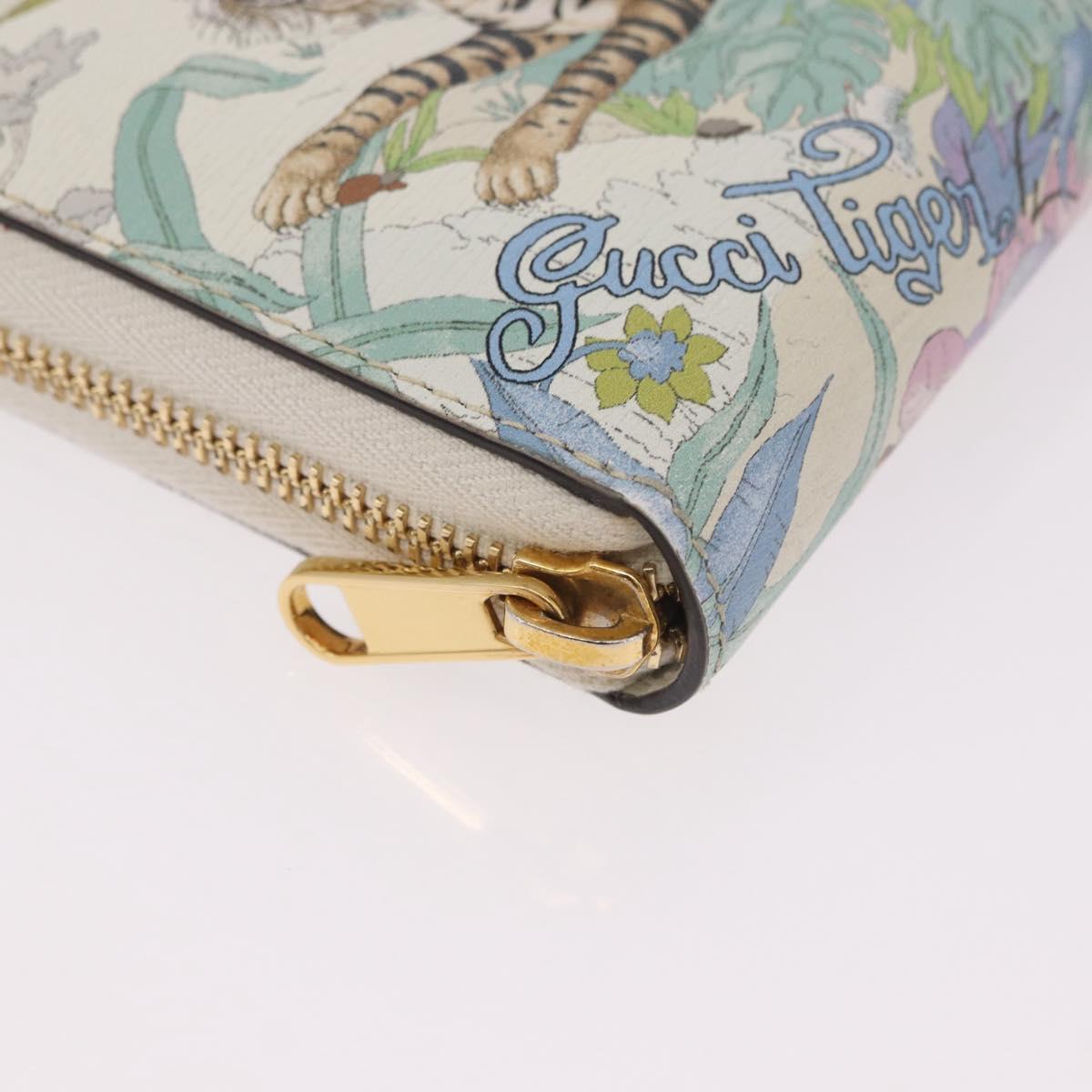 GUCCI Horsebit Long Wallet Leather Multicolor Gold 621889 Auth 191626M