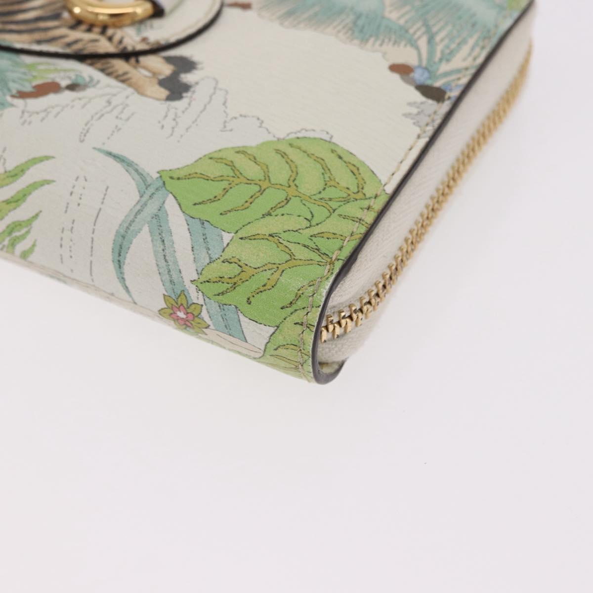 GUCCI Horsebit Long Wallet Leather Multicolor Gold 621889 Auth 191626M