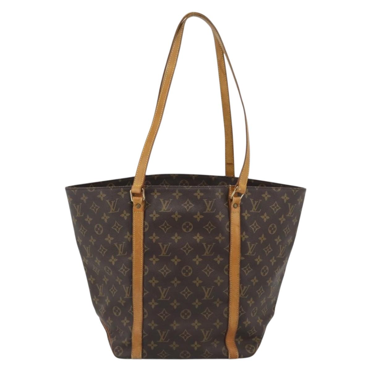 LOUIS VUITTON Monogram Sac Shopping Tote Bag M51108 LV Auth 191634A