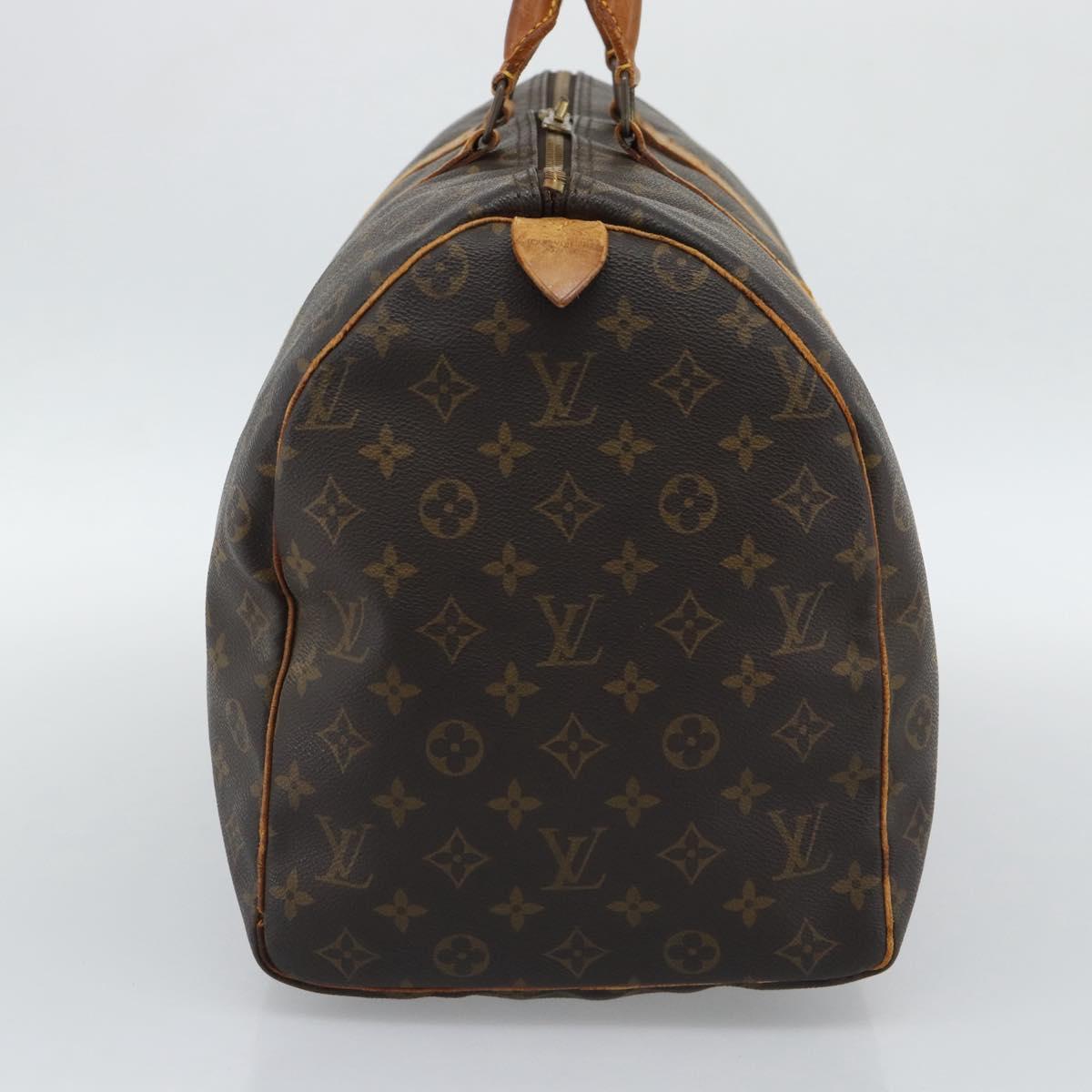 LOUIS VUITTON Monogram Keepall 50 Boston Bag M41426 LV Auth 191635