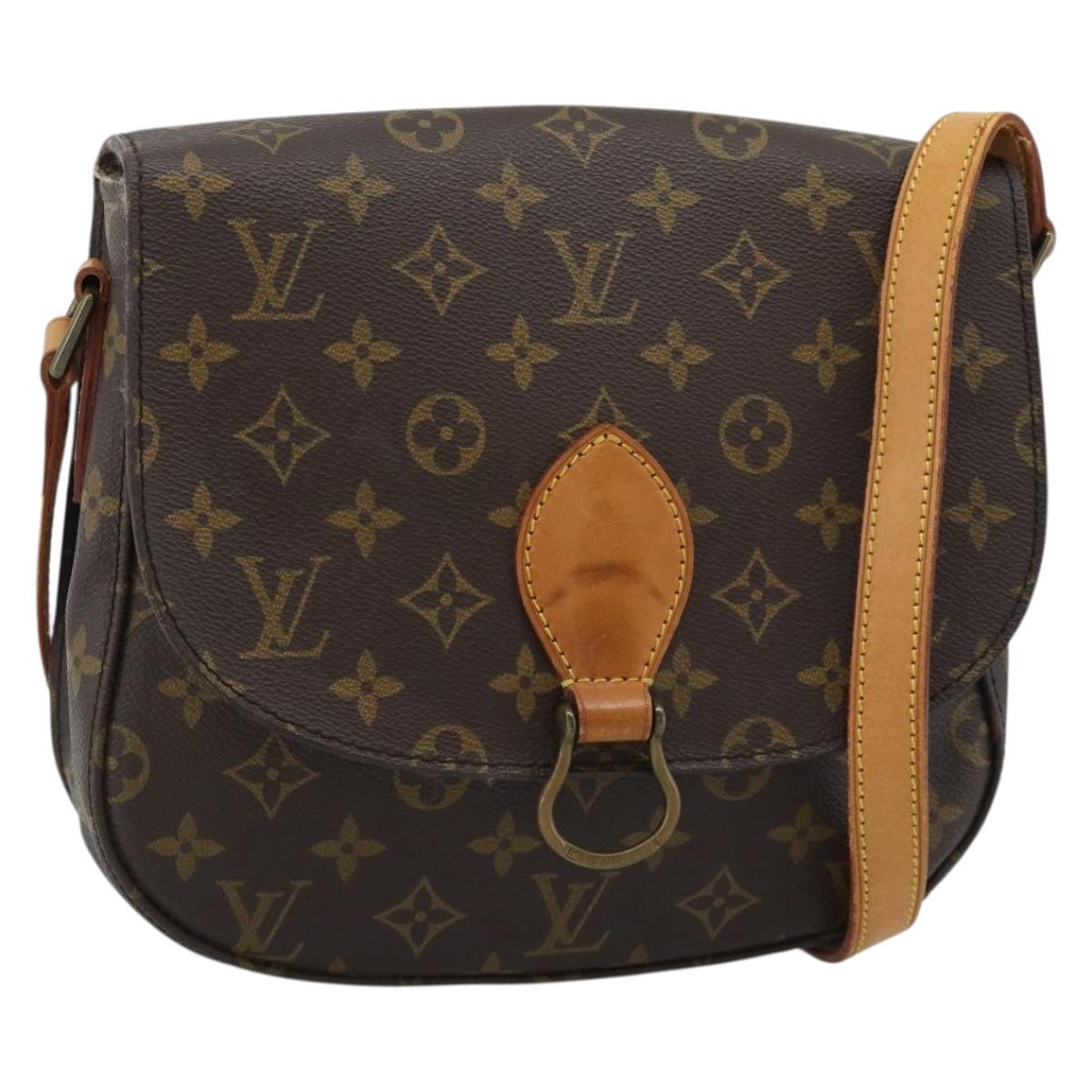 LOUIS VUITTON Monogram Saint Cloud GM Shoulder Bag M51242 LV Auth 191638